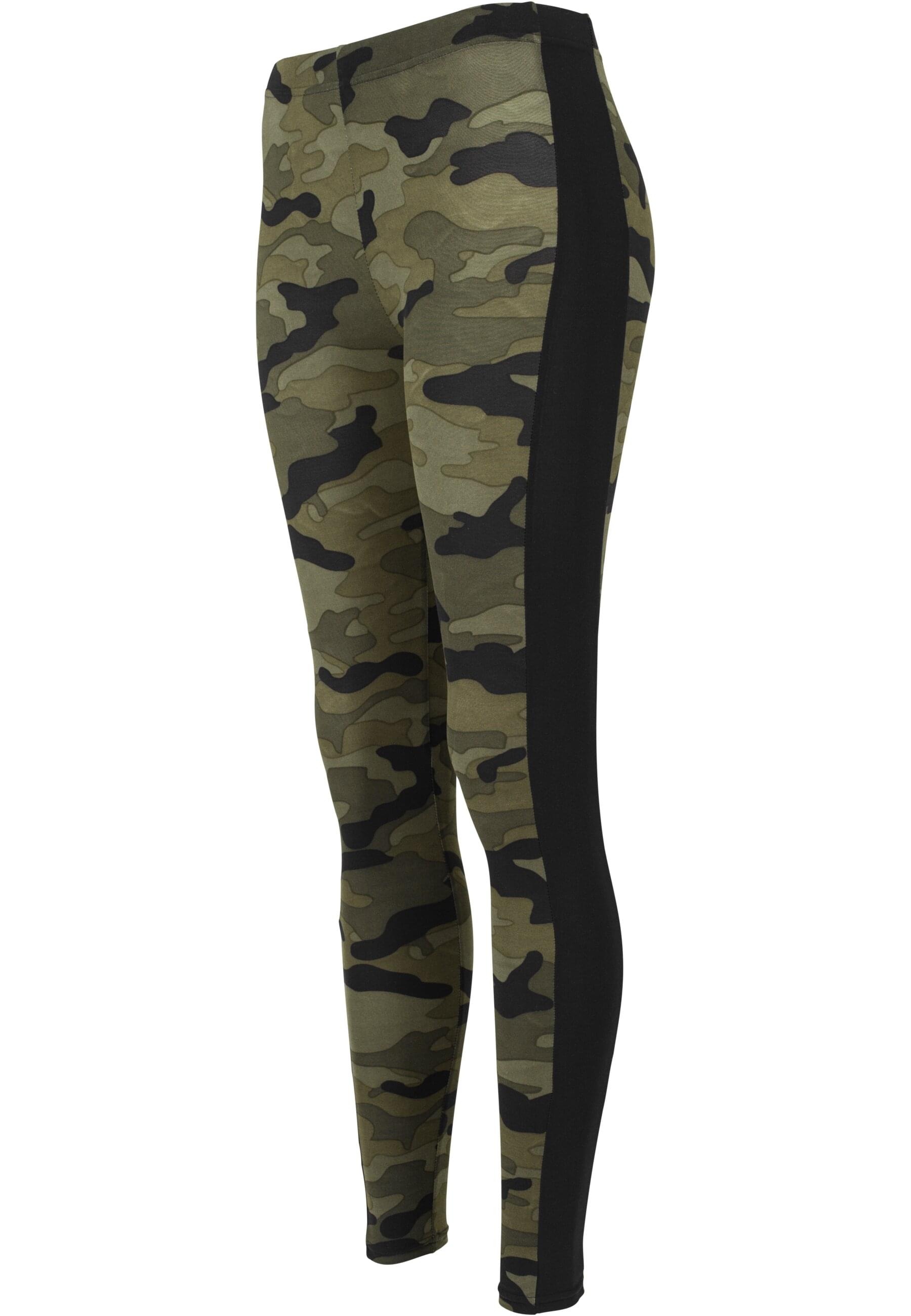 URBAN CLASSICS Leggings »Urban Classics Damen Ladies Camo Stripe Leggings«, (1 tlg.)