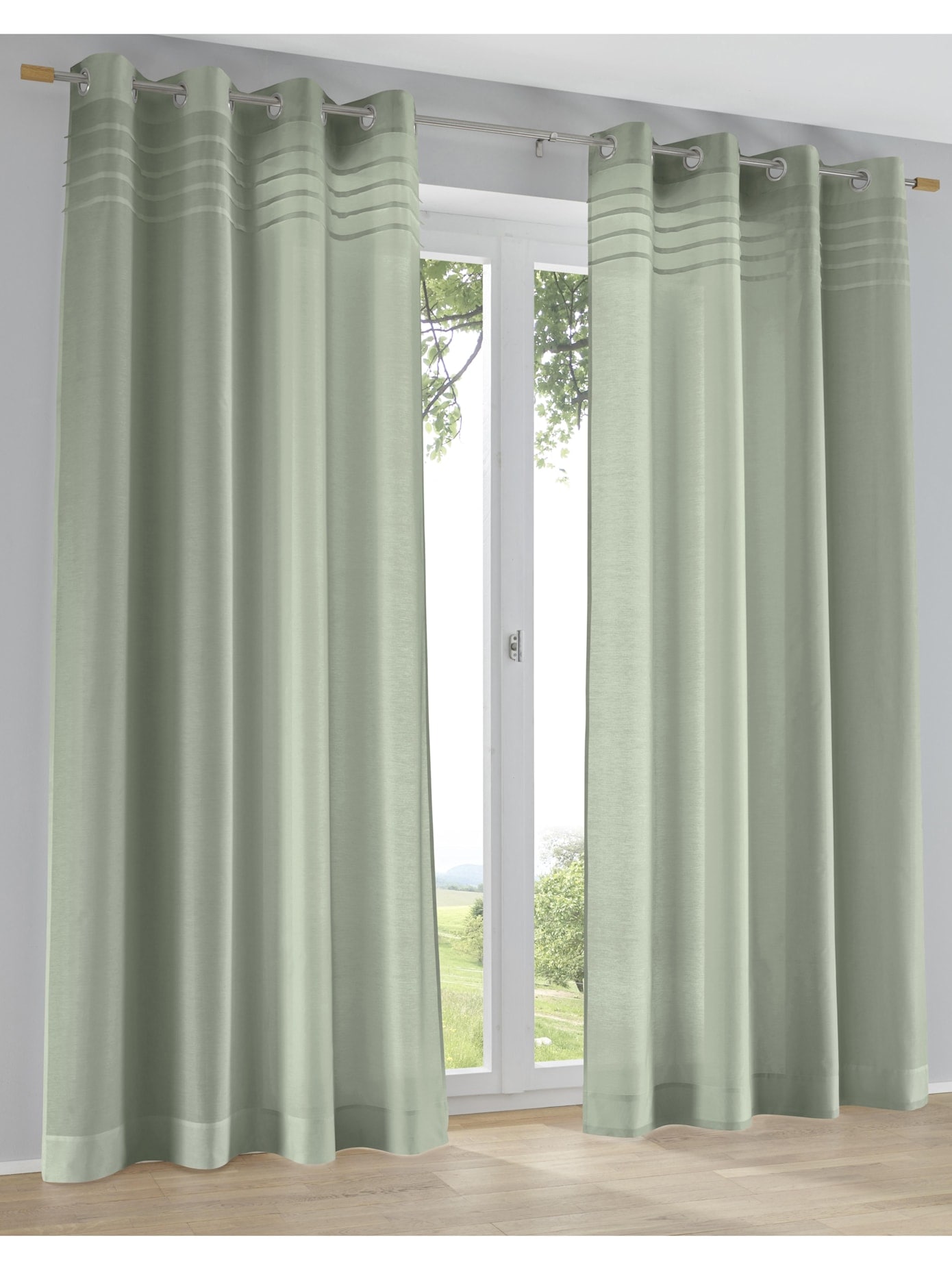 heine home Gardine Ösen 1 Stk. tlg.