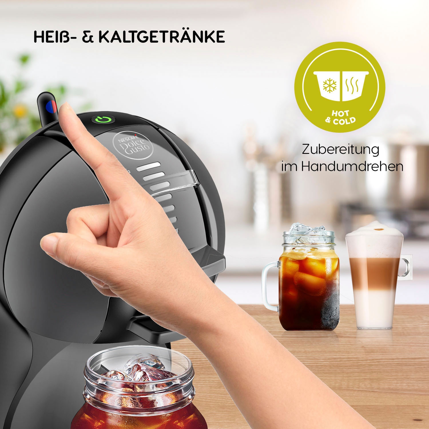 NESCAFÉ® Dolce Gusto® Kapselmaschine »KP1208 Mini Me«, samtige Crema, Play & Select-Funktion, automatische Abschaltung