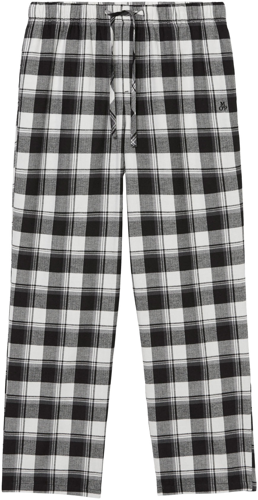 Marc OPolo Pyjamahose "Homey Flanne", mit Bindeband und Eingriffstaschen günstig online kaufen