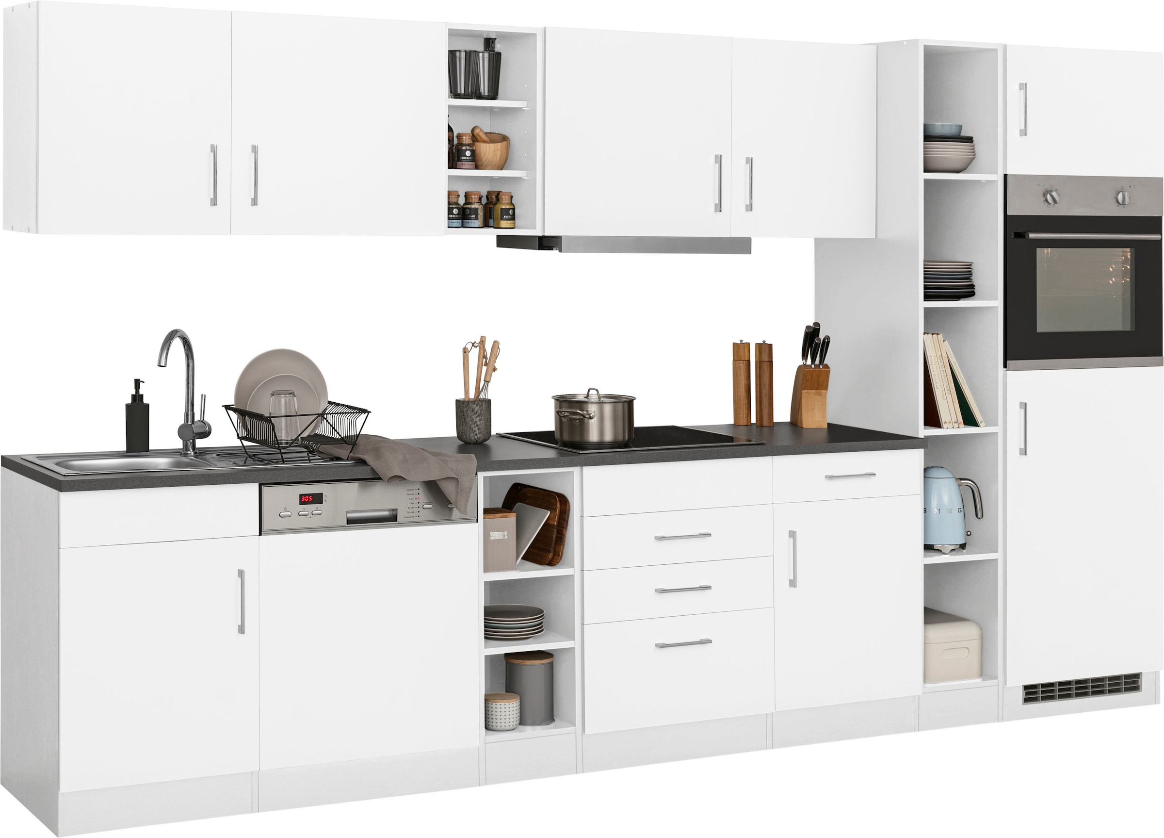 KOCHSTATION Küchenzeile "KS-Paris – Küchen mit einzigartigen Fotomotiven au günstig online kaufen