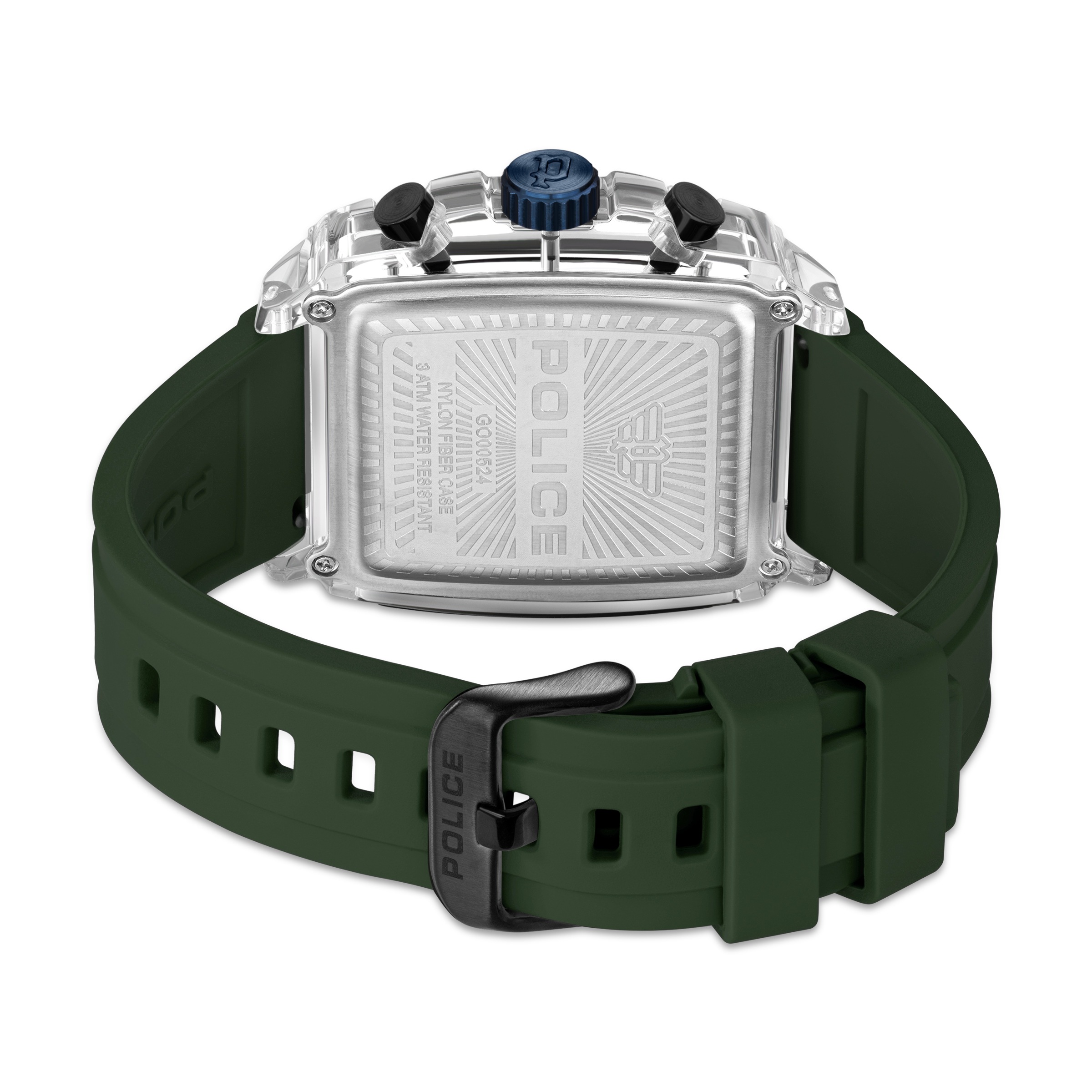 Police Chronograph »Clout Set« Quarzuhr, Armbanduhr, Herrenuhr, Silikonarmband