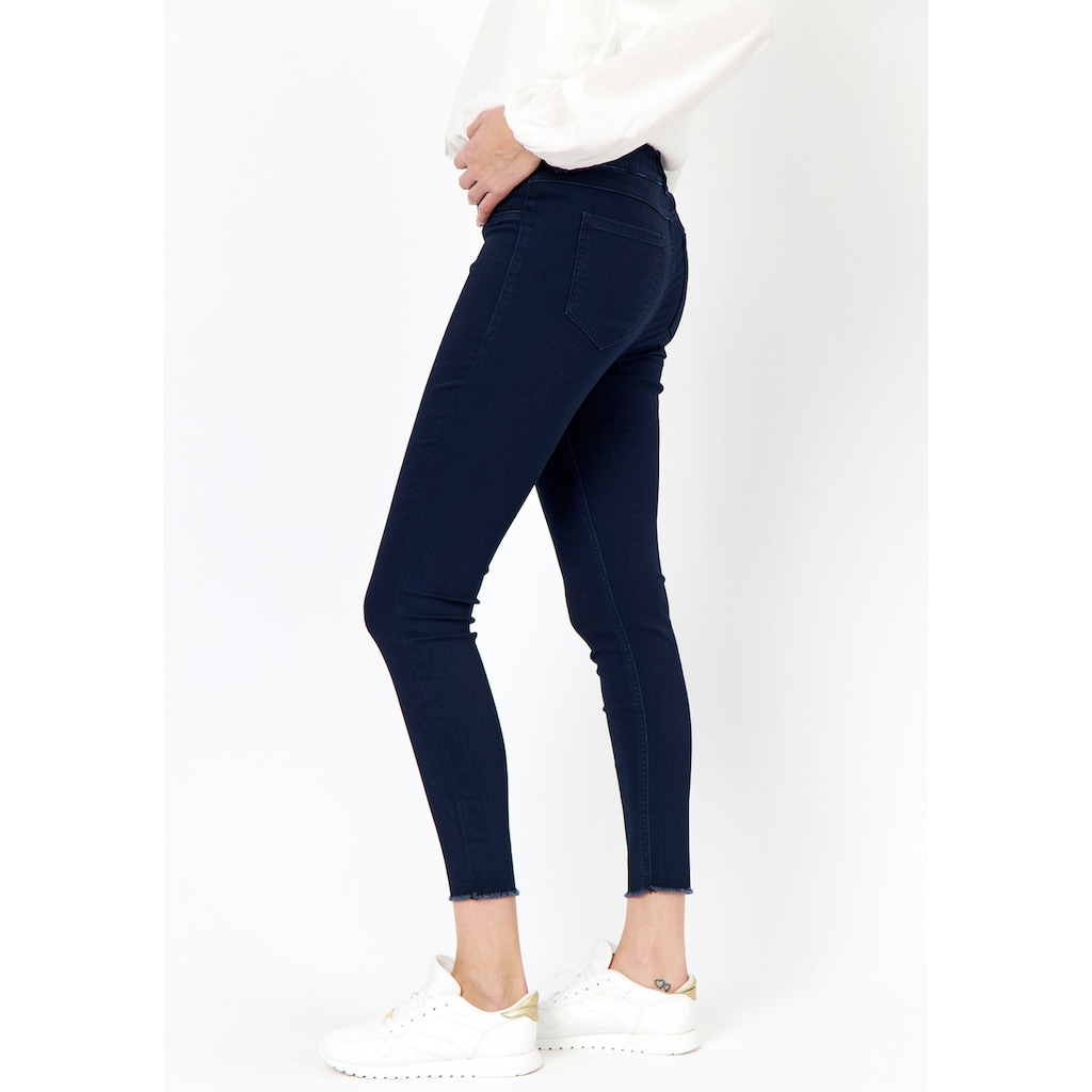 soyaconcept 7/8-Jeggings »SC-NADIRA1«, mit offener Saumkante