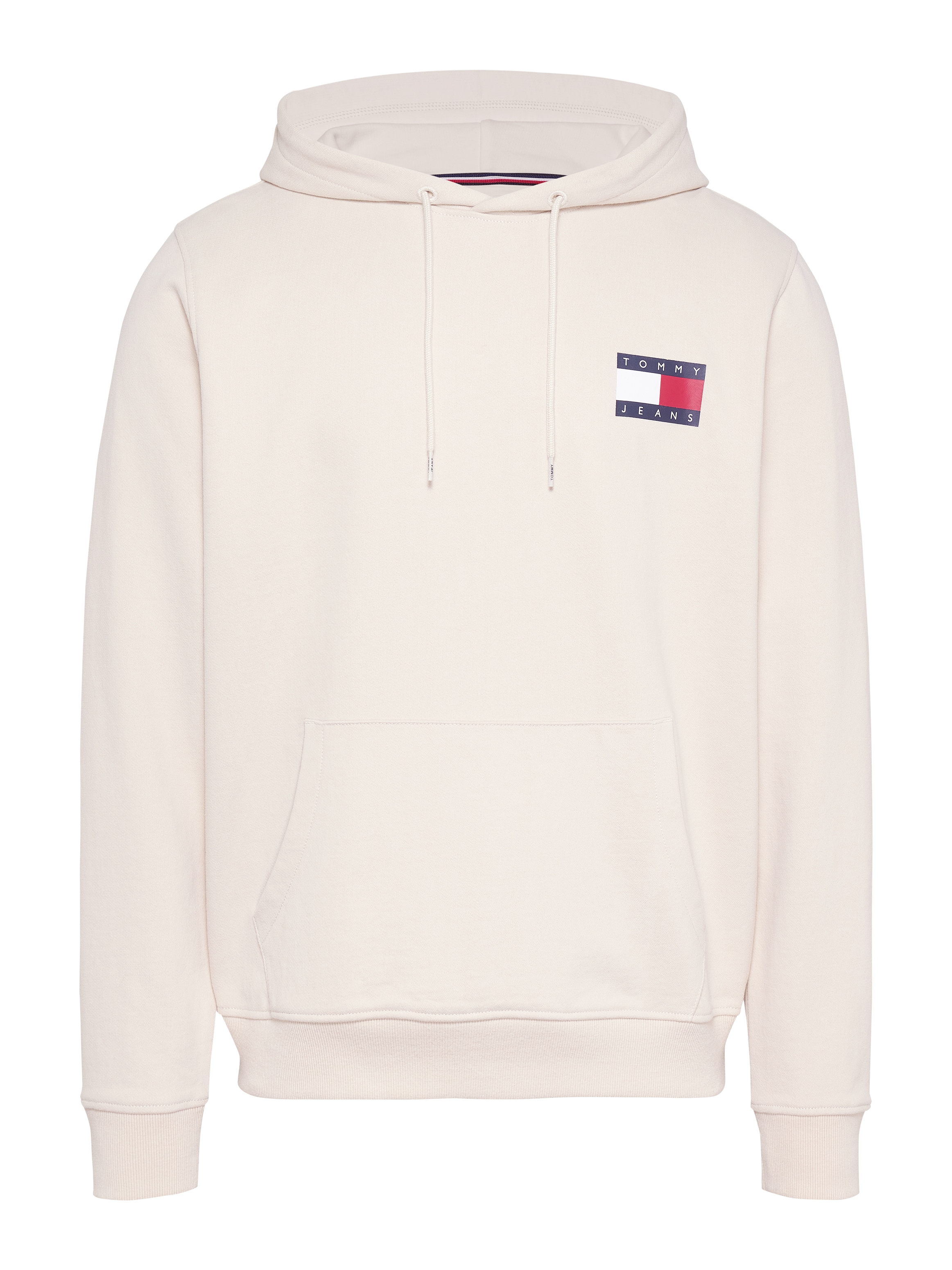 Tommy Jeans Sweatshirt »TJM REG ESSENTIAL FLAG HOOD EXT«, mit bedruckten Markenlogo auf Brusthöhe