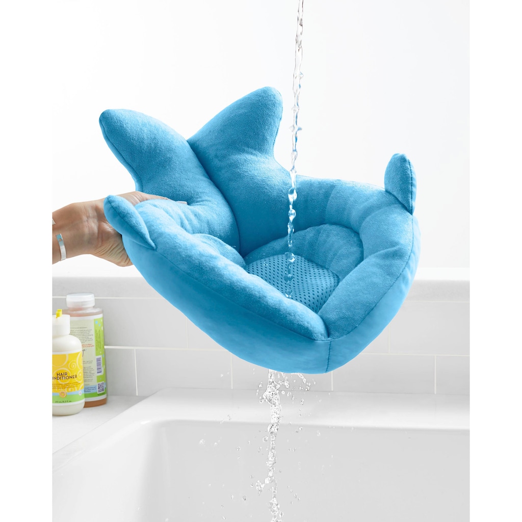 Skip Hop Babybadewanne »Gepolsterte Waschbecken-Badewanne, Moby, blau«