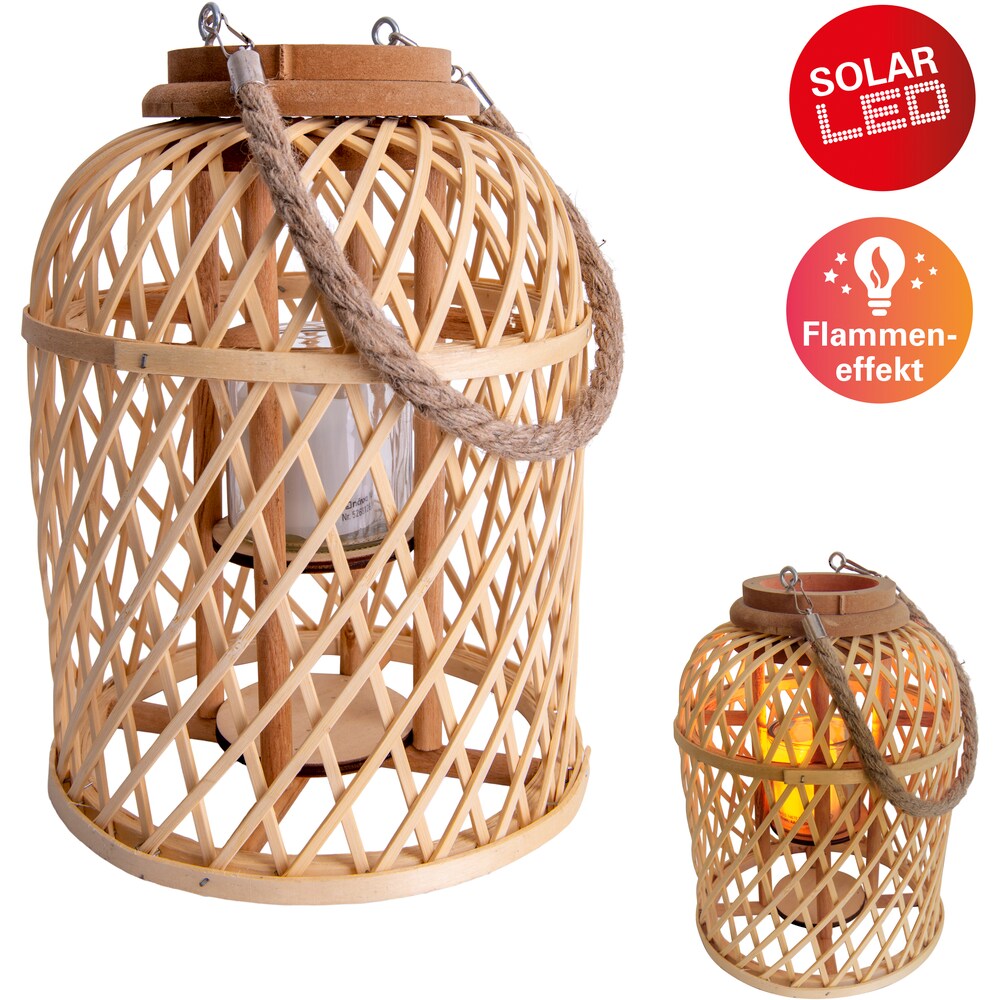 LED Solarleuchte »Basket«, 1 flammig-flammig