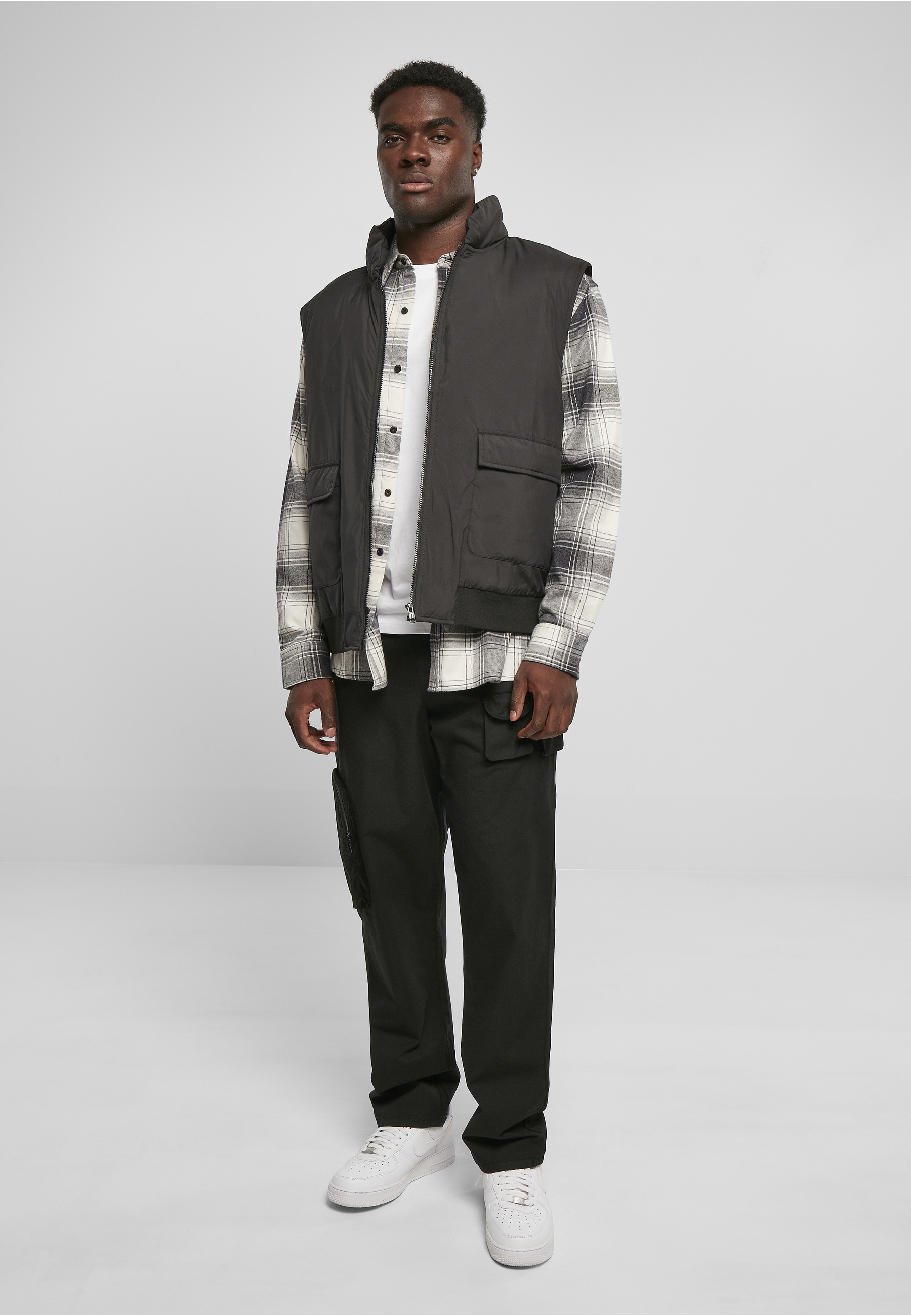 URBAN CLASSICS Jerseyweste »Urban Classics Herren Clean Puffer Vest« 1 Stk.