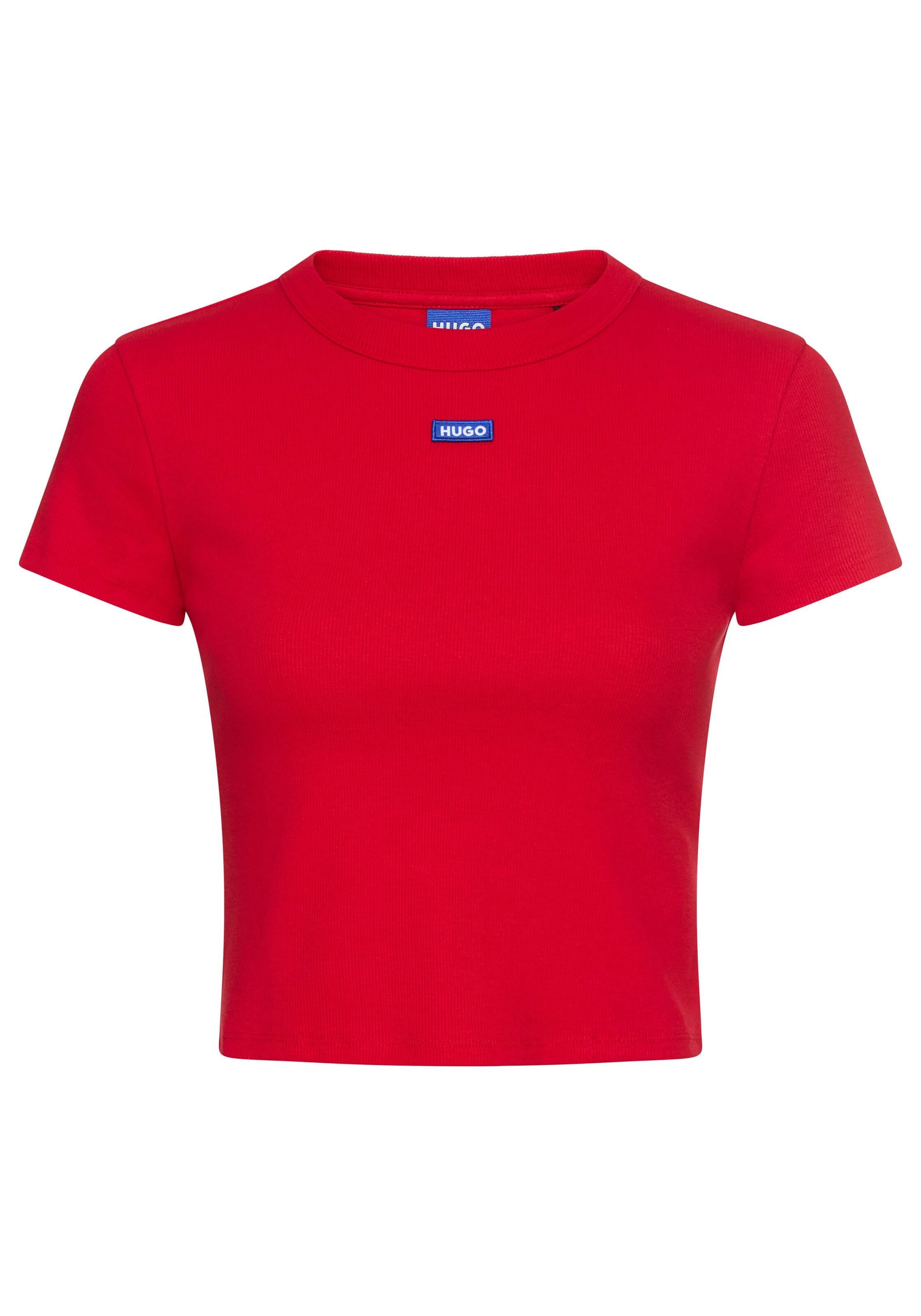 HUGO Blue T-Shirt "Baby Tee", in verkürzter Länge günstig online kaufen