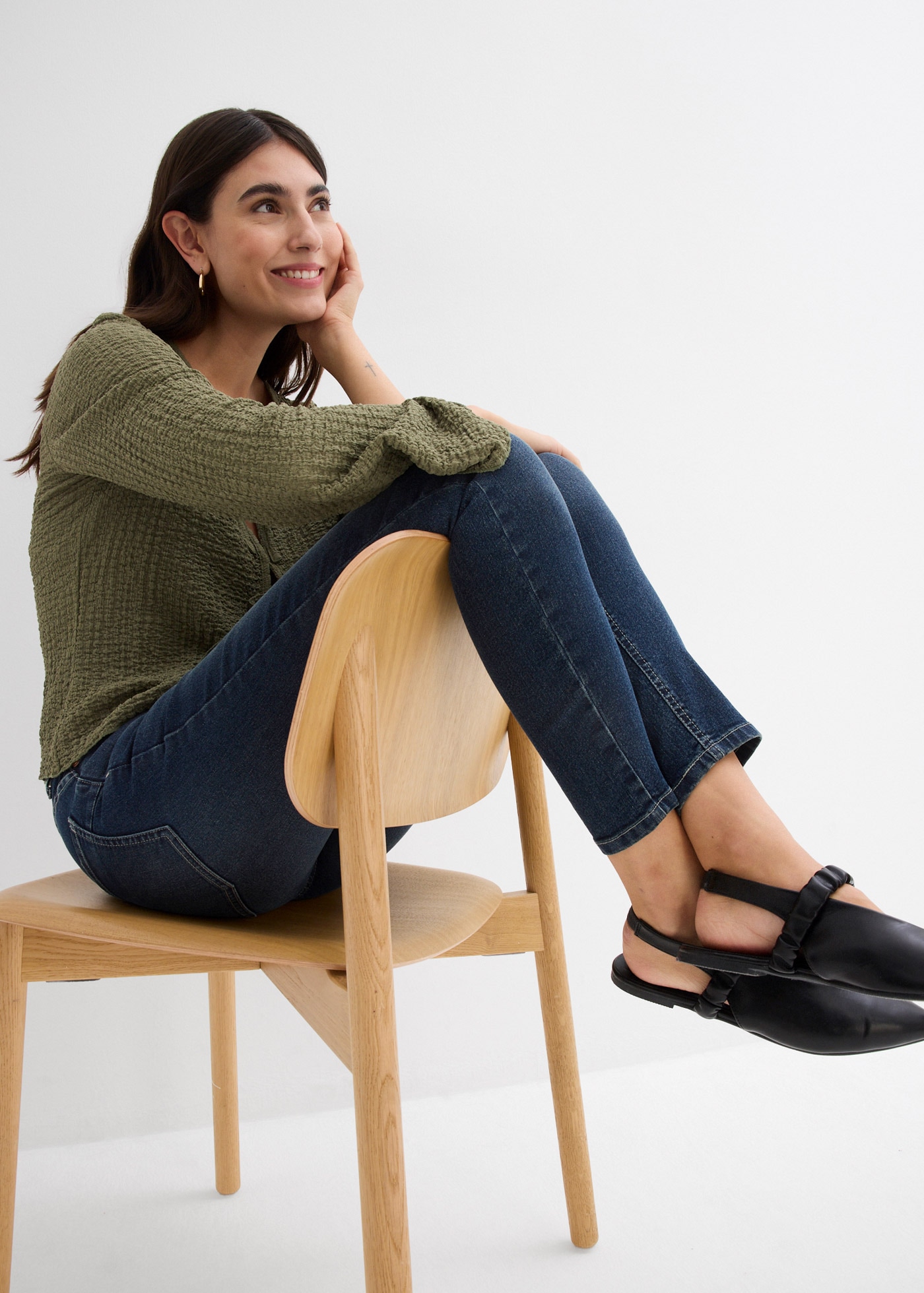 bonprix Skinny-fit-Jeans 1 tlg. mit Stretch-Anteil, bequemer Sitz, hoher Baumwollanteil