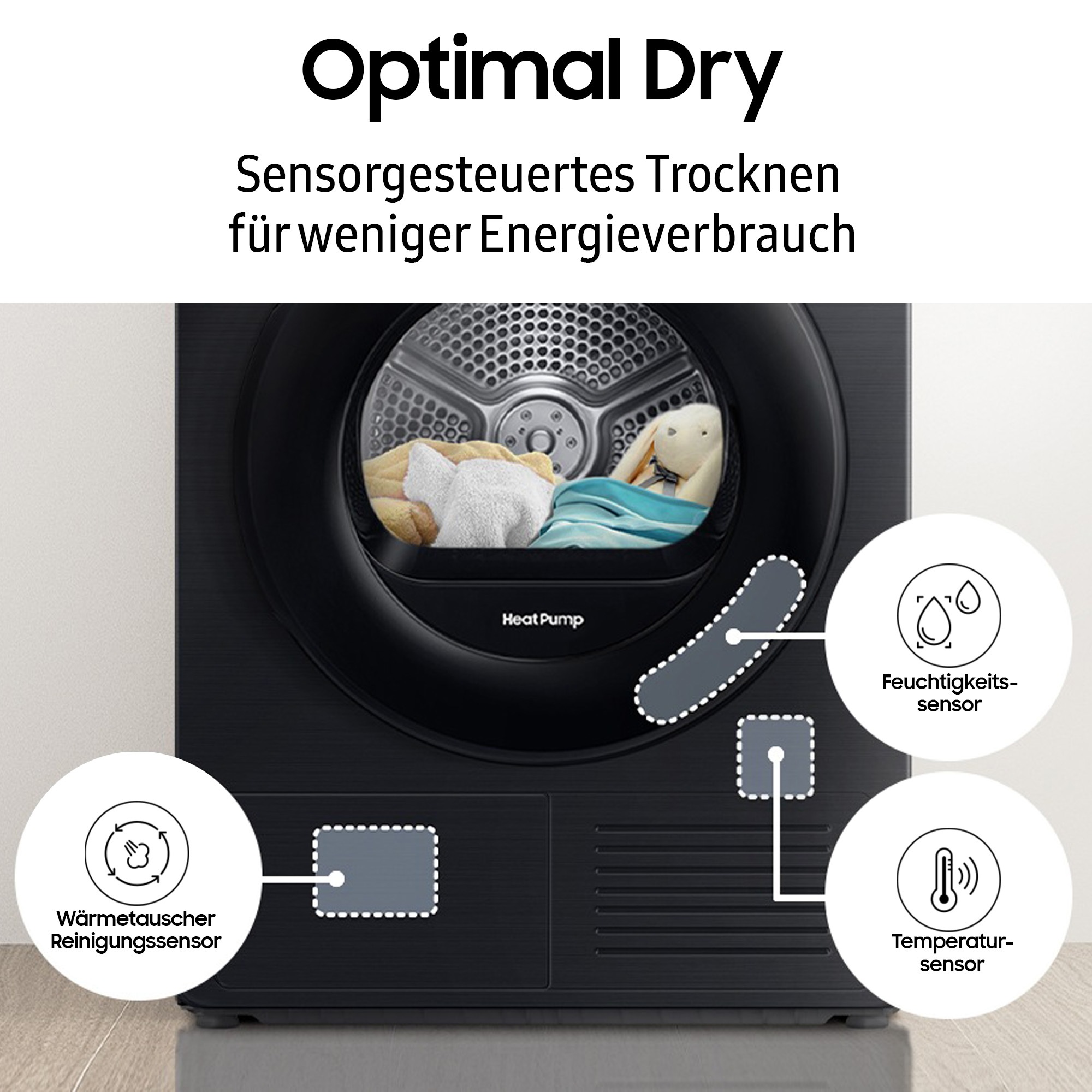 Thumbnail - Samsung Wärmepumpentrockner "DV8ECGC2B0AB", DV5000C