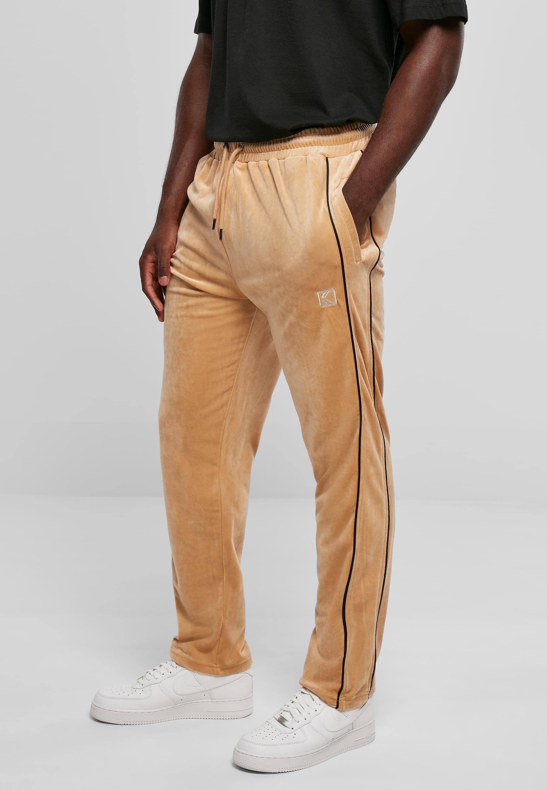 Karl Kani Jogginghose »Karl Kani Herren KM214-022-1 OG Straight Leg Velvet Pants sand«