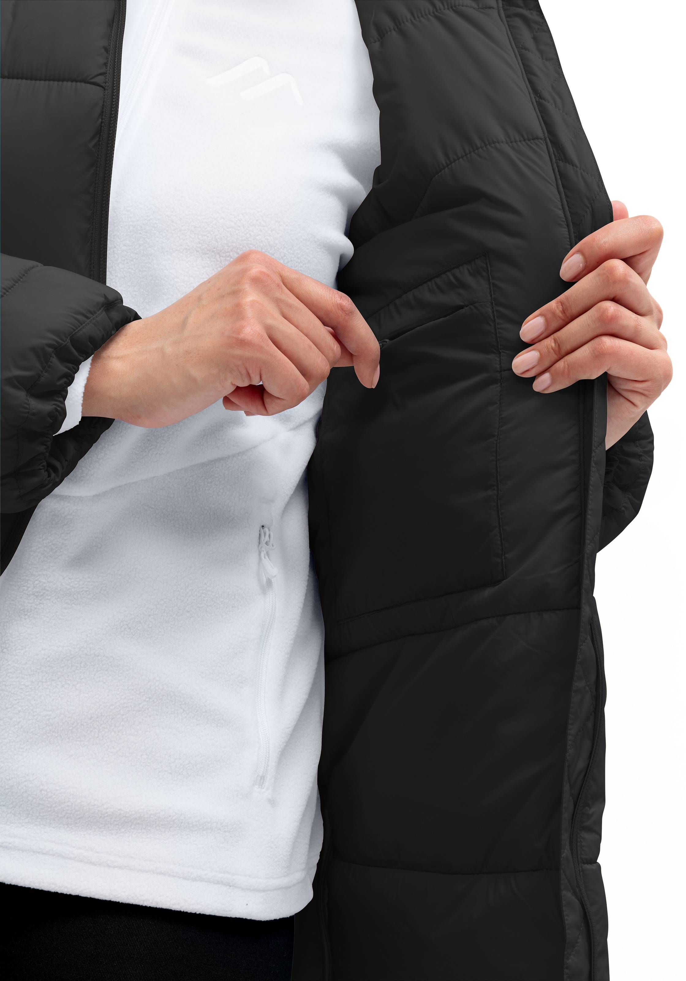 Maier Sports Funktionsmantel »Heatcore Coat W«, warmer Damen Mantel lockere Passform bequemer Schnit