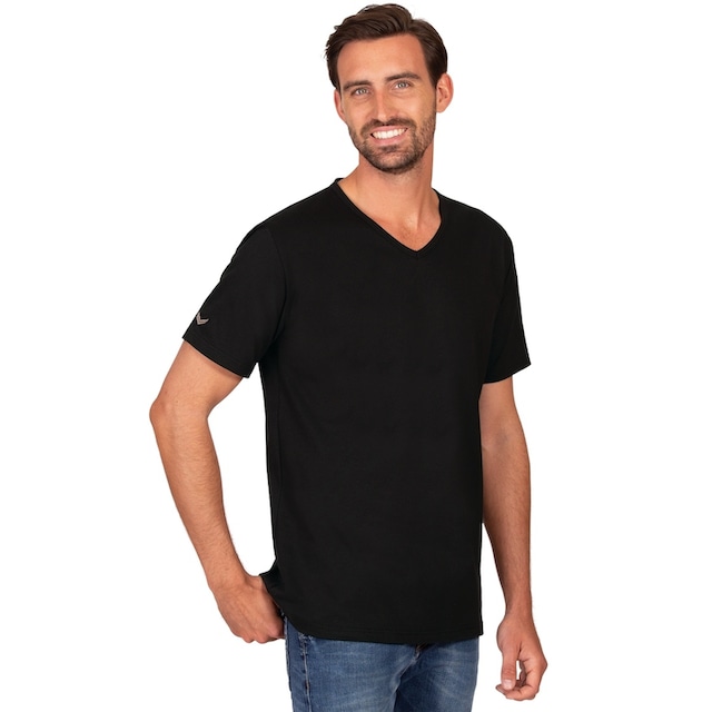 Trigema T-Shirt »TRIGEMA V-Shirt aus 100% Bio-Baumwolle (kbA)« ▷ bestellen  | BAUR