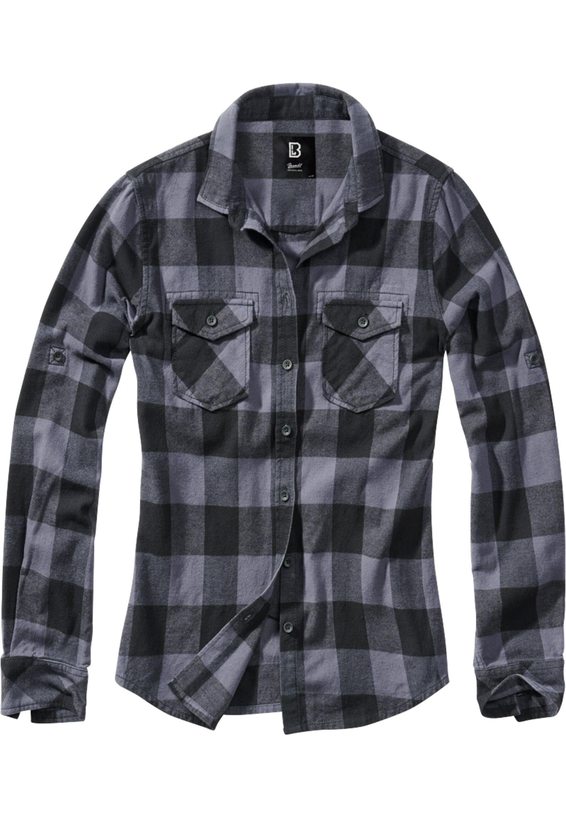 Langarmhemd »Brandit Damen Amy Flanell Shirt GIRLS«, (1 tlg.)