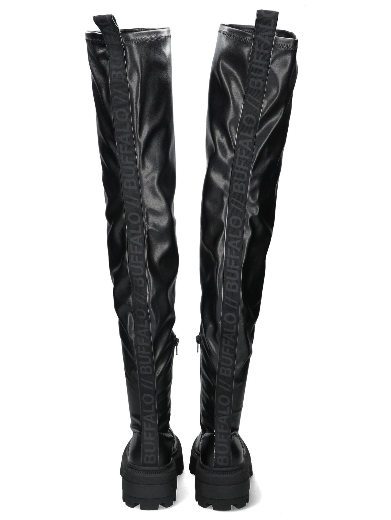 Buffalo Overkneestiefel »Buffalo Stiefel Lederimitat«