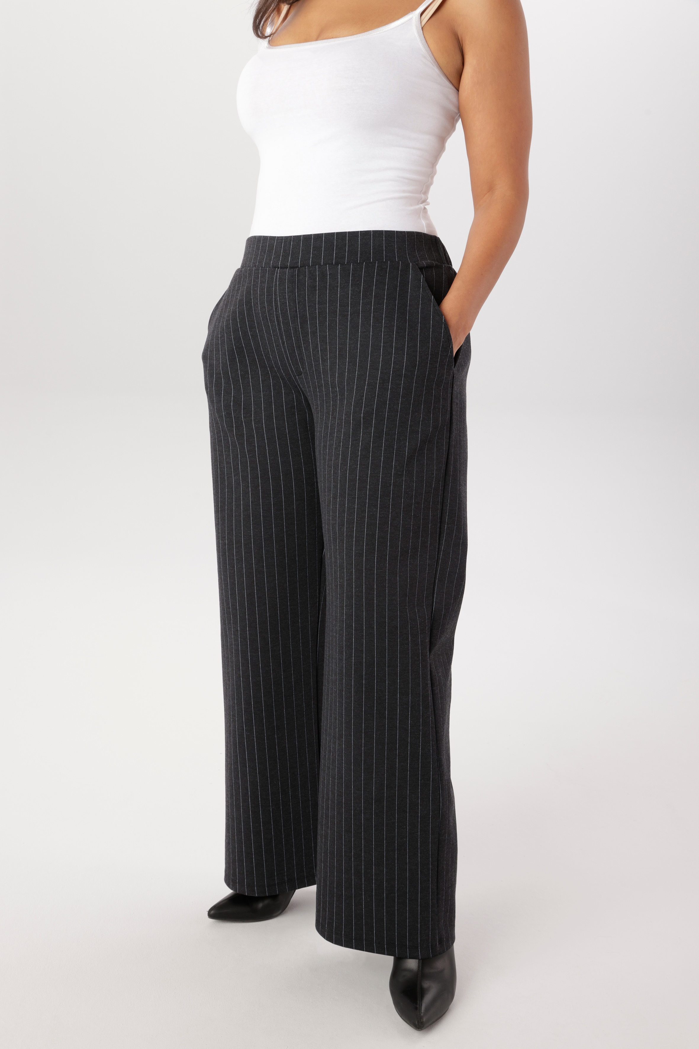 Aniston PLUS Schlupfhose im edlen Nadelstreifen-Dessin - NEUE KOLLEKTION