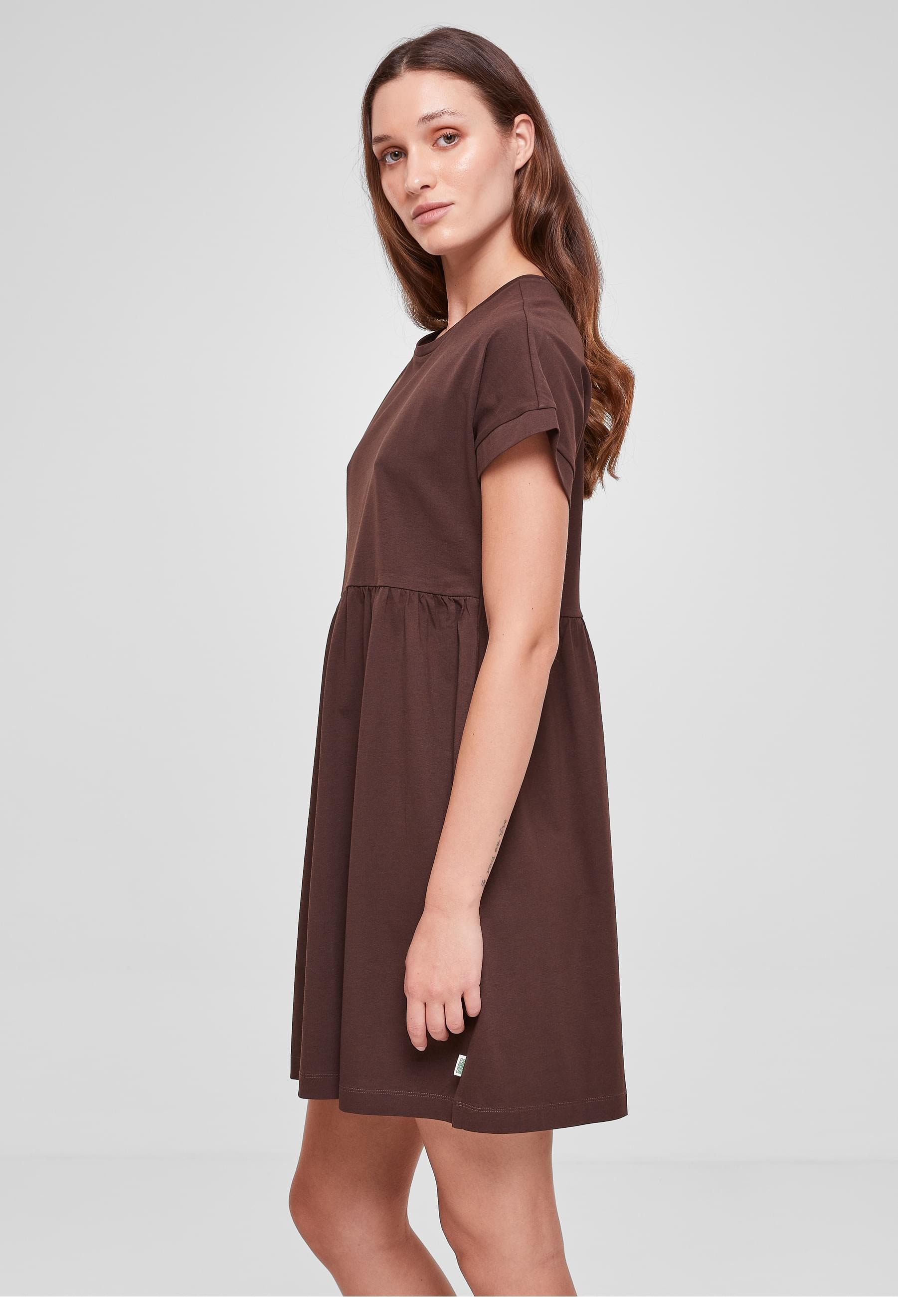 URBAN CLASSICS Shirtkleid »Urban Classics Damen Ladies Organic Empire Valance Tee Dress«, (1 tlg.)