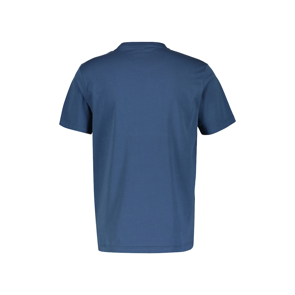 LERROS T-Shirt »LERROS Unifarbenes T-Shirt für Herren mit Brustprint«