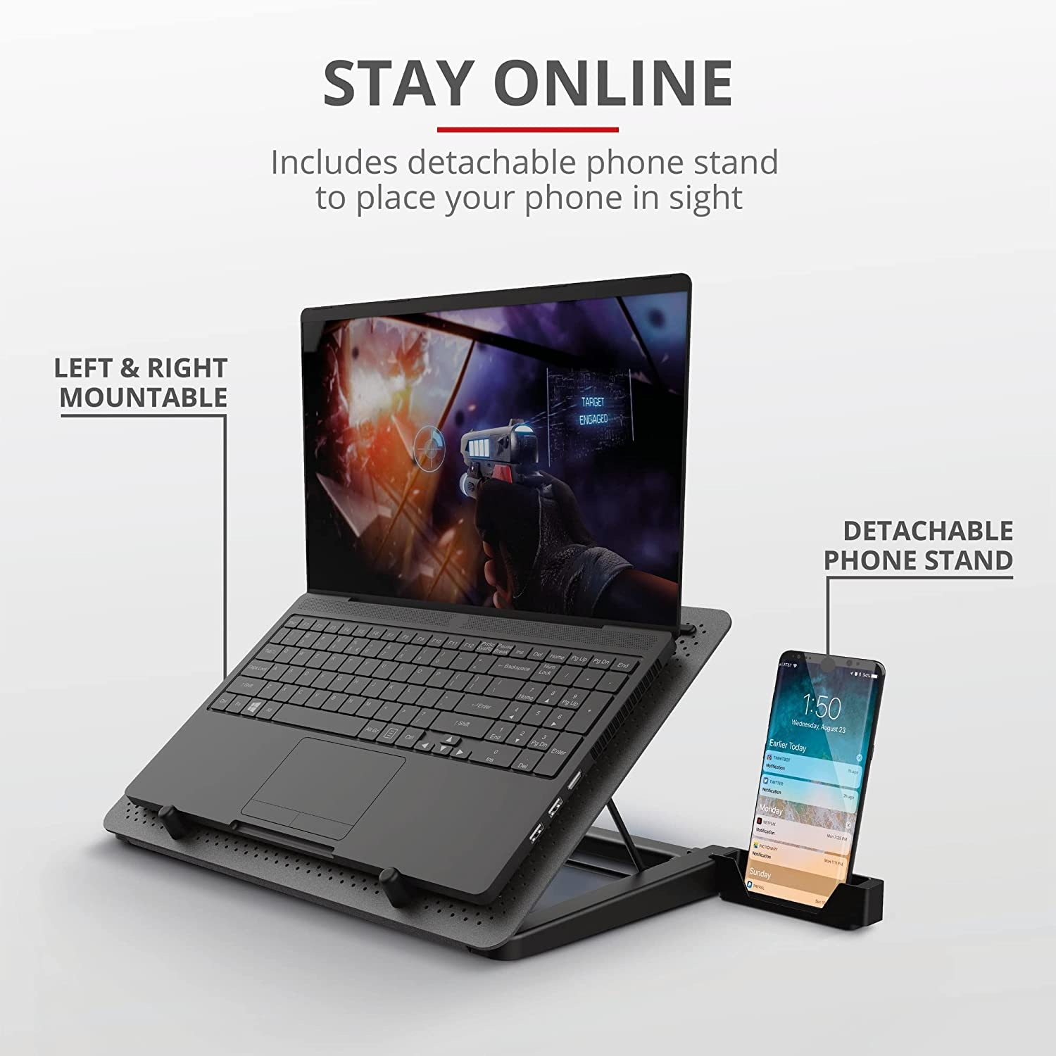 Trust Notebook-Kühler »GXT1125 QUNO LAPTOP COOLING STAND«