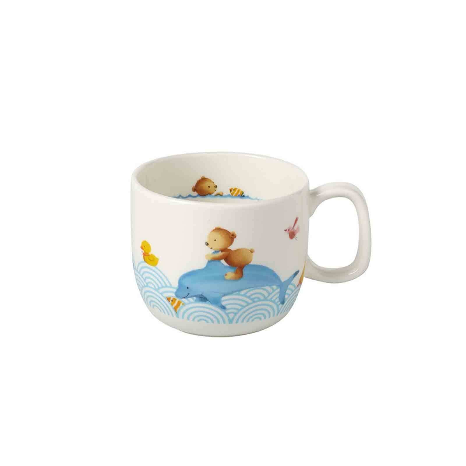Villeroy & Boch Kindergeschirr-Set »Frühstücksset Happy as a Bear 2er Set bunt« Spülmaschinenfest, Mikrowellensicher