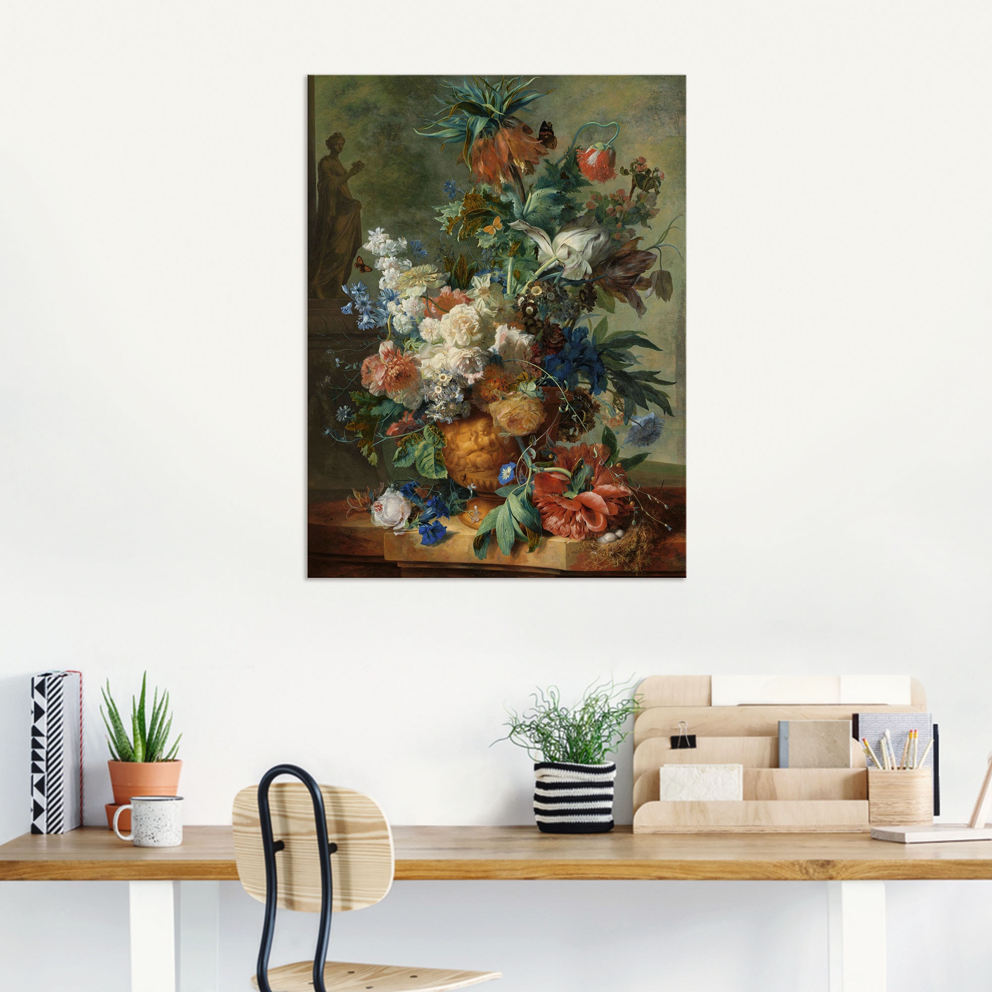 Artland Wandbild »Blumenstillleben. 1723«, Arrangements, (1 St.), als Poster in verschied. Größen