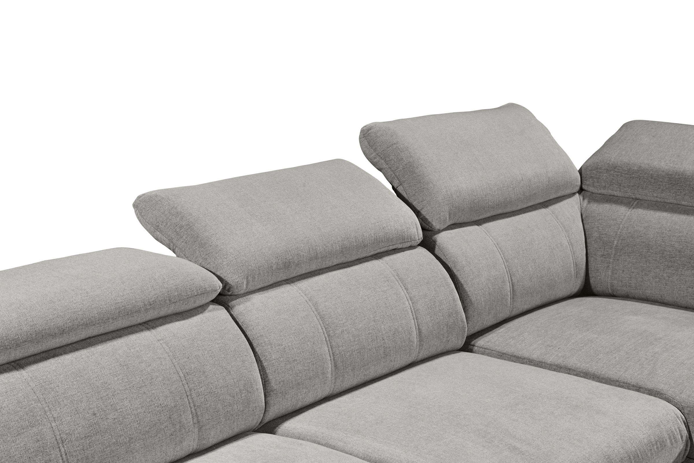 ED EXCITING DESIGN Ecksofa »Albany L-Form«, (2 St.), frei stellbar, Bettfunktion und Bettkasten, inkl. Kopfteilverstellung