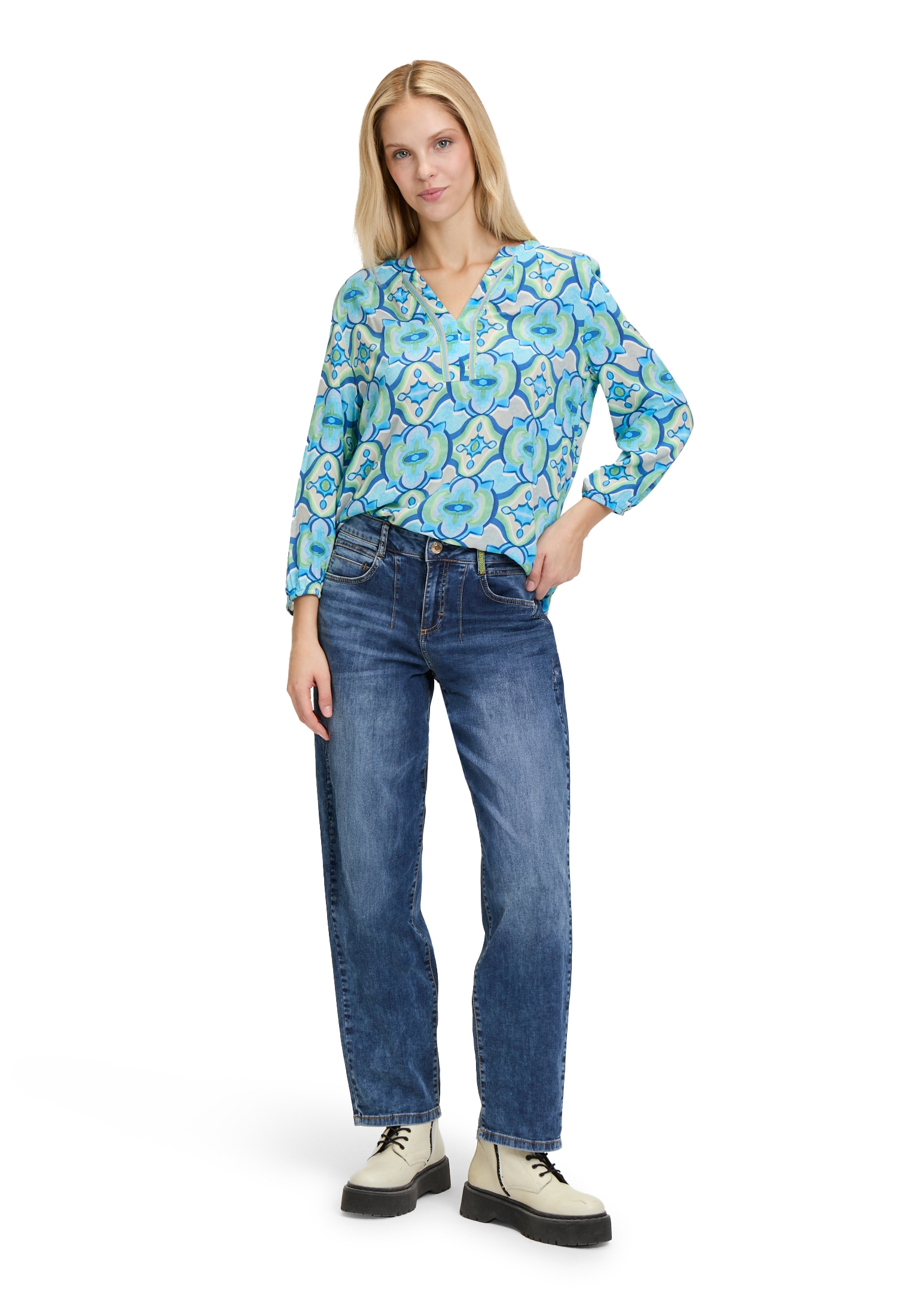 Cartoon Schlupfbluse »Cartoon Casual-Bluse mit Muster«