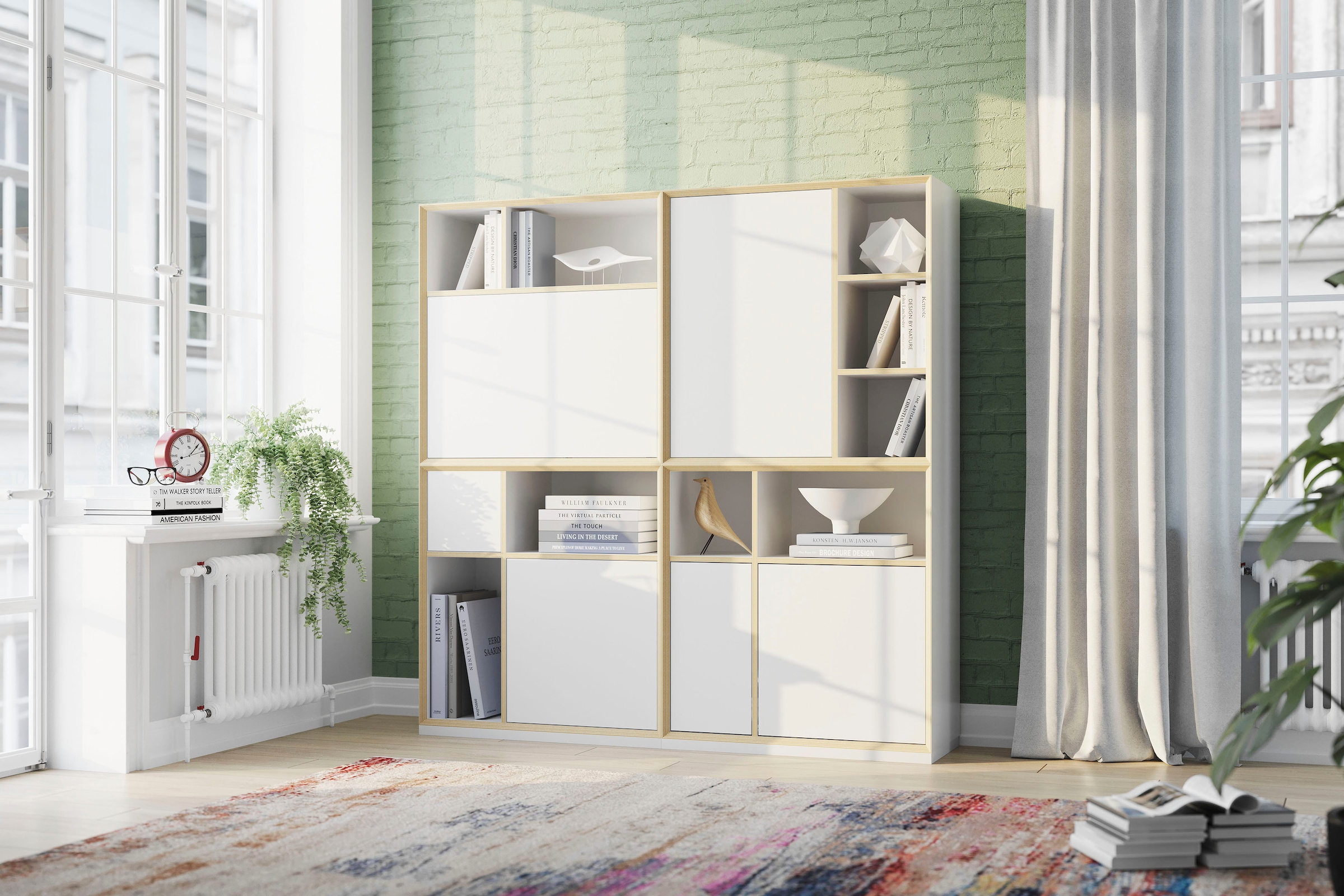 Müller SMALL LIVING Regalelement »VERTIKO dem HOME BAUR OFFICE«, PLY Ausgezeichnet 2021 German Award mit FIVE Design 