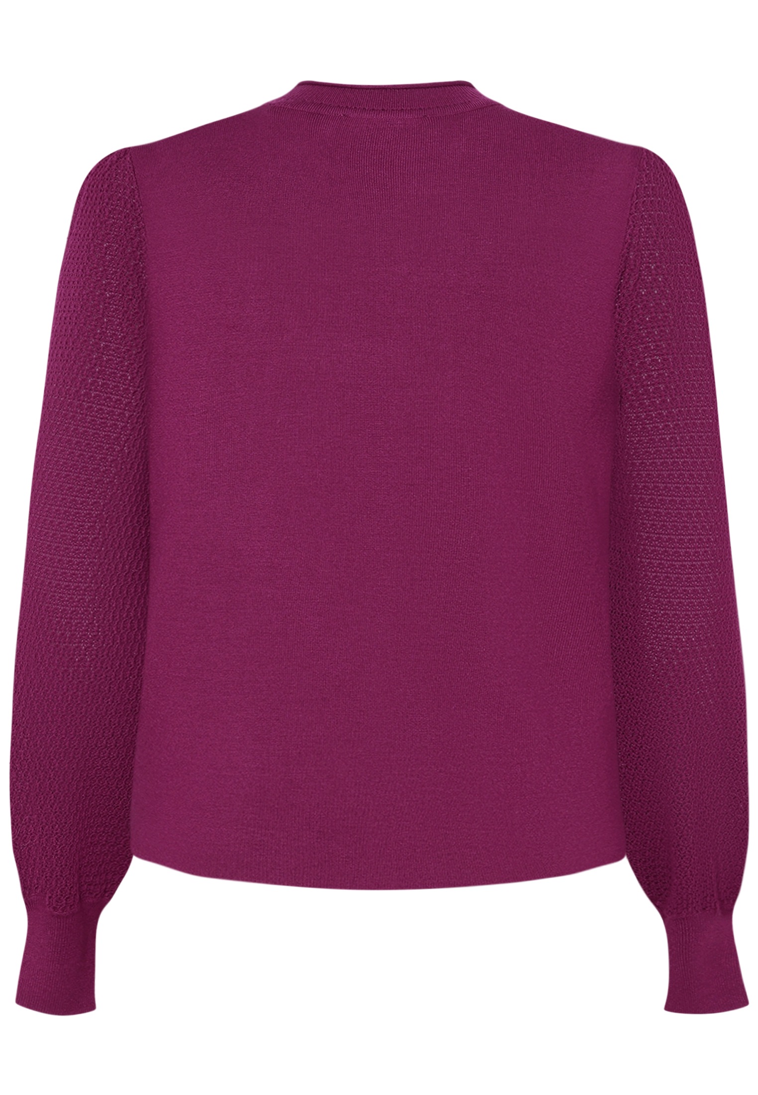 Thumbnail - Zero Strickpullover "Damen mit Puffärmeln" 1 Plain/ ohne Details