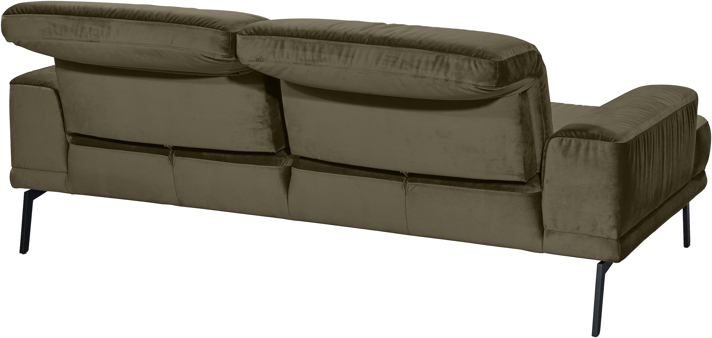 Musterring 3-Sitzer »MR 4580«, inkl. Kopf- und Sitztiefenverstellung, Fuß schwarz, B228 x T103 cm