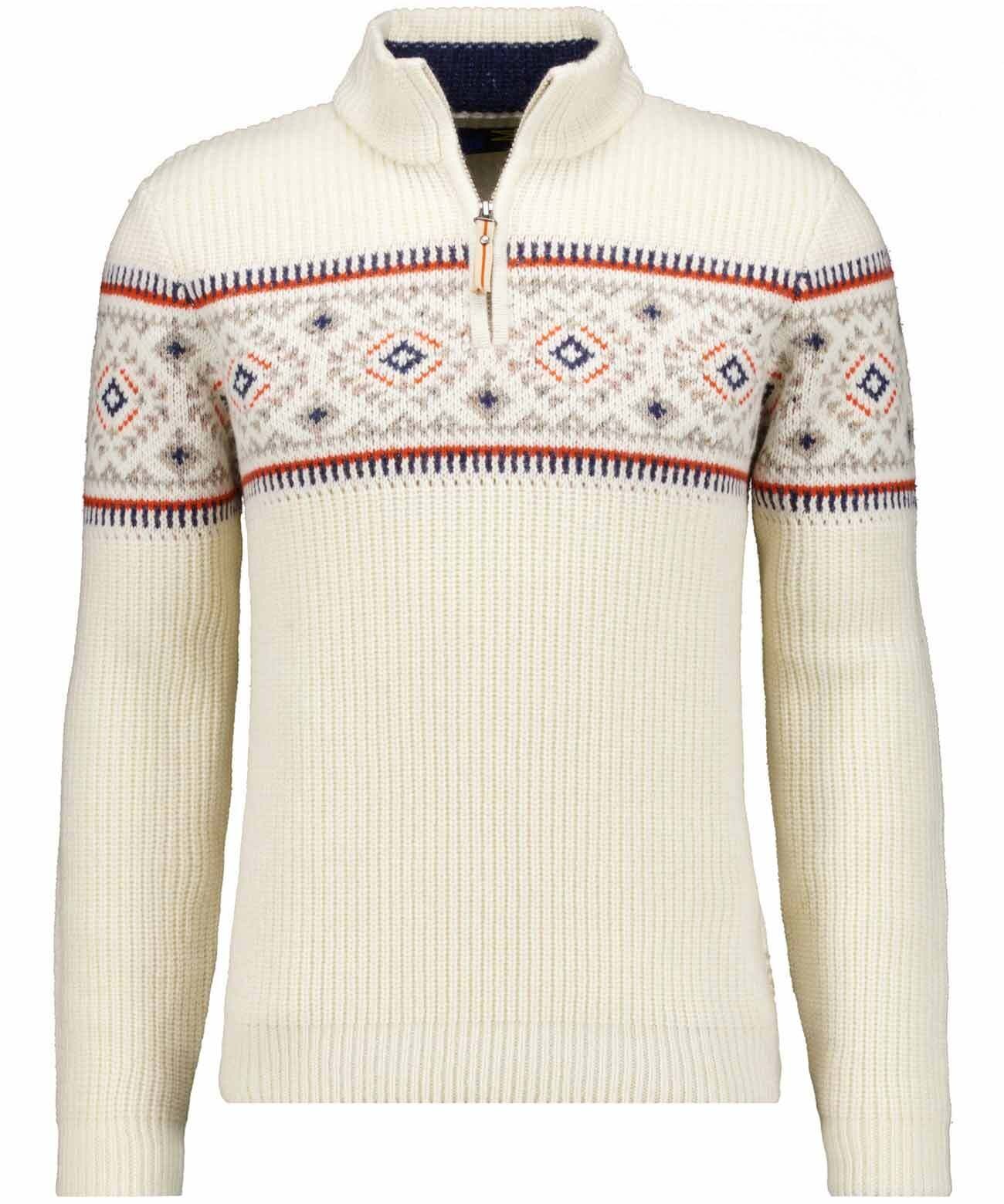 RAGMAN Herren Rundhalspulloverecru, 008, Gr. S, 80% Wool 20% Nylon, Pullover