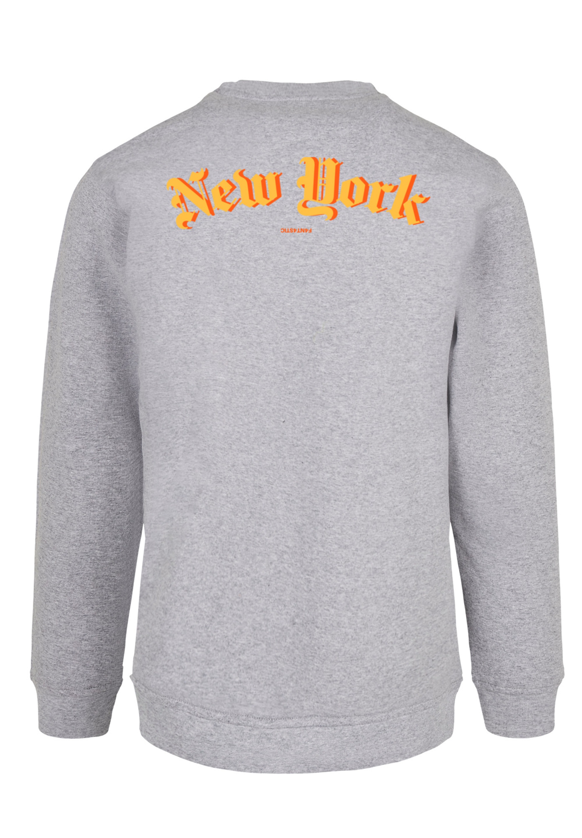 F4NT4STIC Kapuzenpullover "New York Orange CREW" Print günstig online kaufen