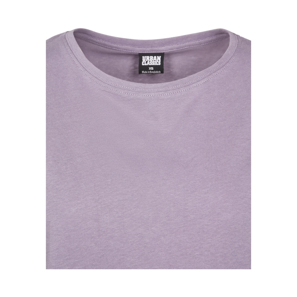 URBAN CLASSICS Kurzarmshirt »Urban Classics Damen Ladies Extended Shoulder Tee«, (1 tlg.)