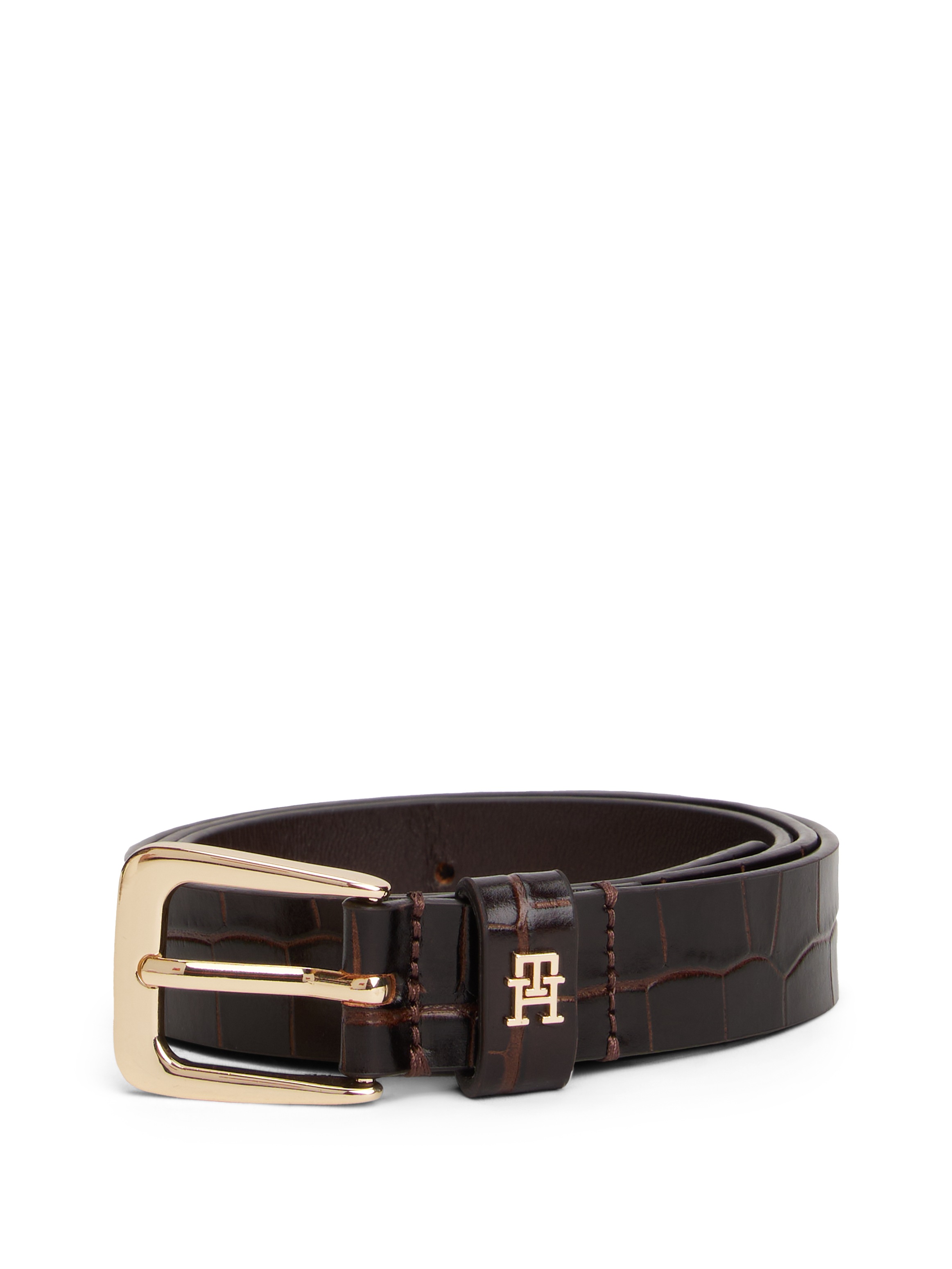 Tommy Hilfiger Ledergürtel "TH LIBRE 2.5 CROC", mit TH Monogramm günstig online kaufen