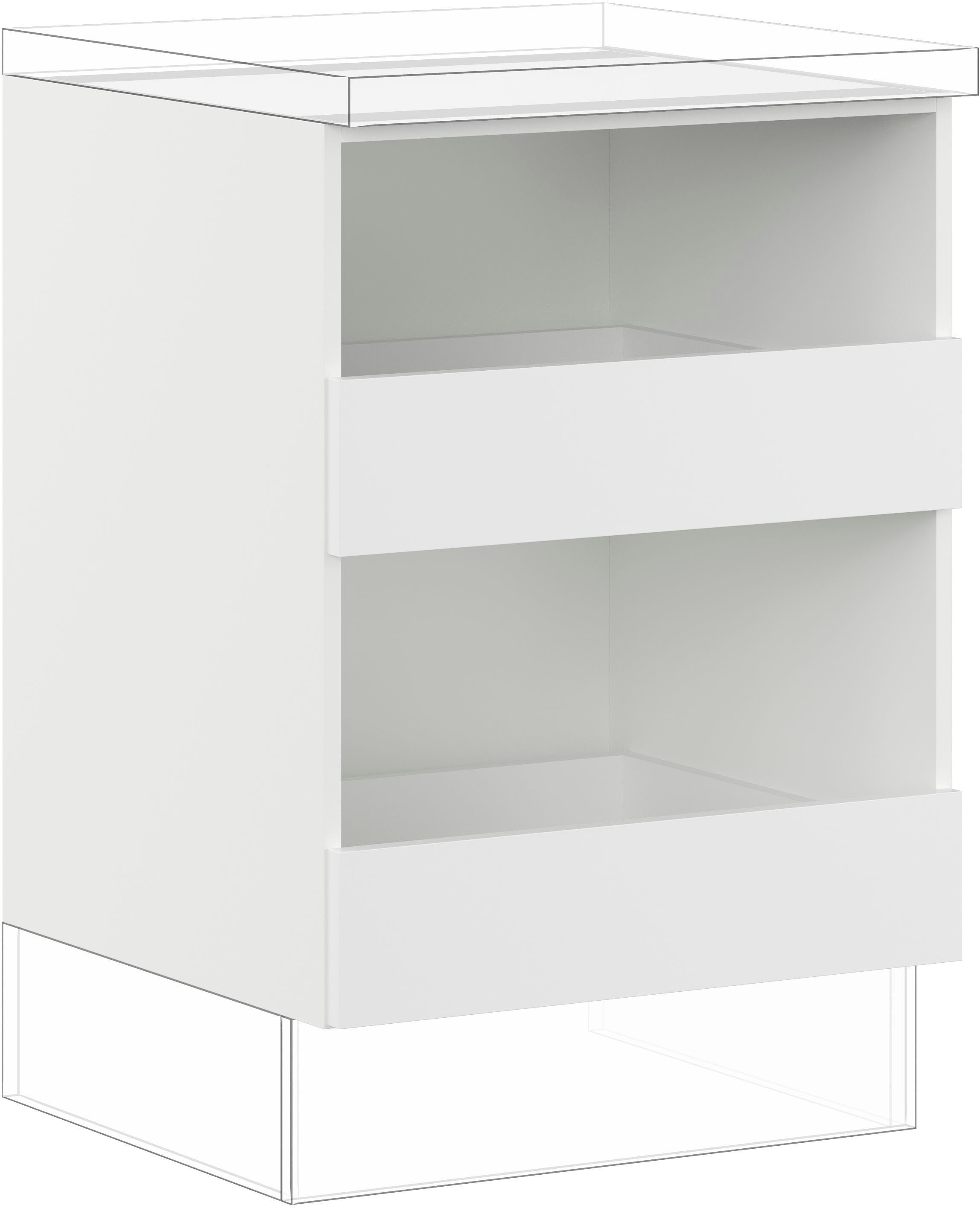IMPULS KÜCHEN Auszugsunterschrank ""Valencia & Tirana", in drei Breiten, Höhe: 72,3 cm" vormontiert, mit Soft-Close, Breite 60 cm, mit zwei Auszügen