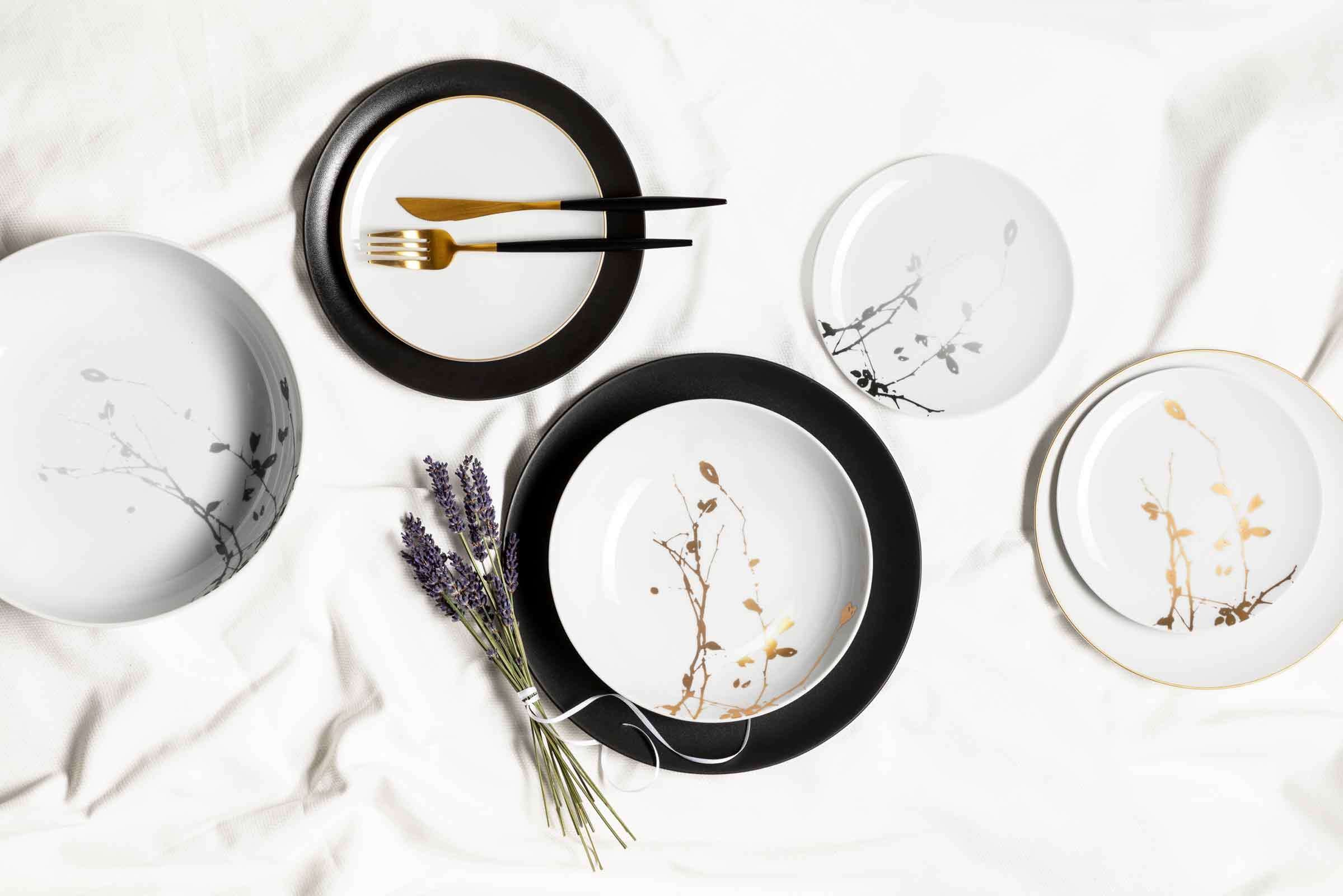 Seltmann Weiden Speiseteller »Speiseteller Liberty Velvet Black ø 27,9 cm 6er Set schwarz«