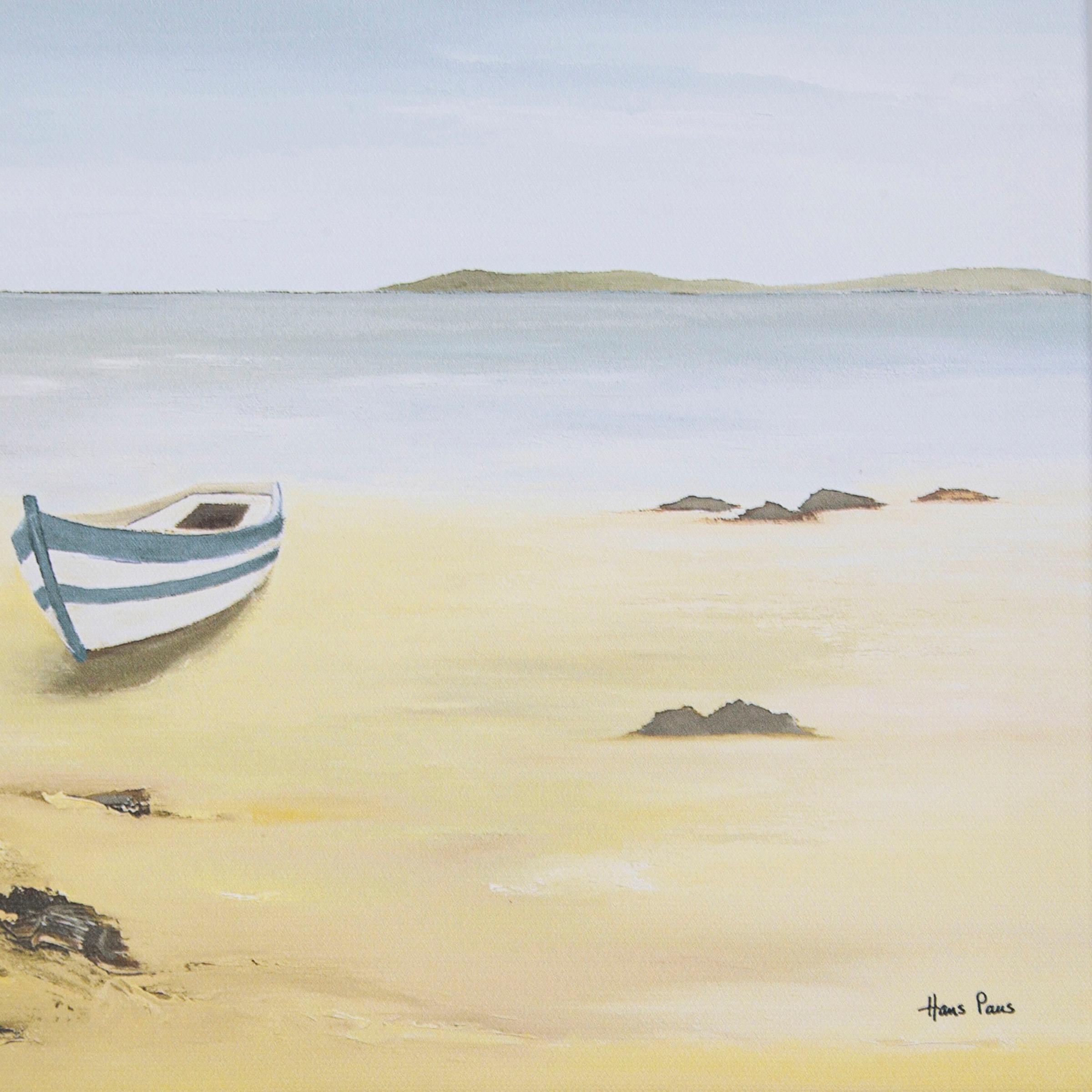 LAURA ASHLEY Leinwandbild »Cromer«, (1 St.), Leinwandbild 30x30cm