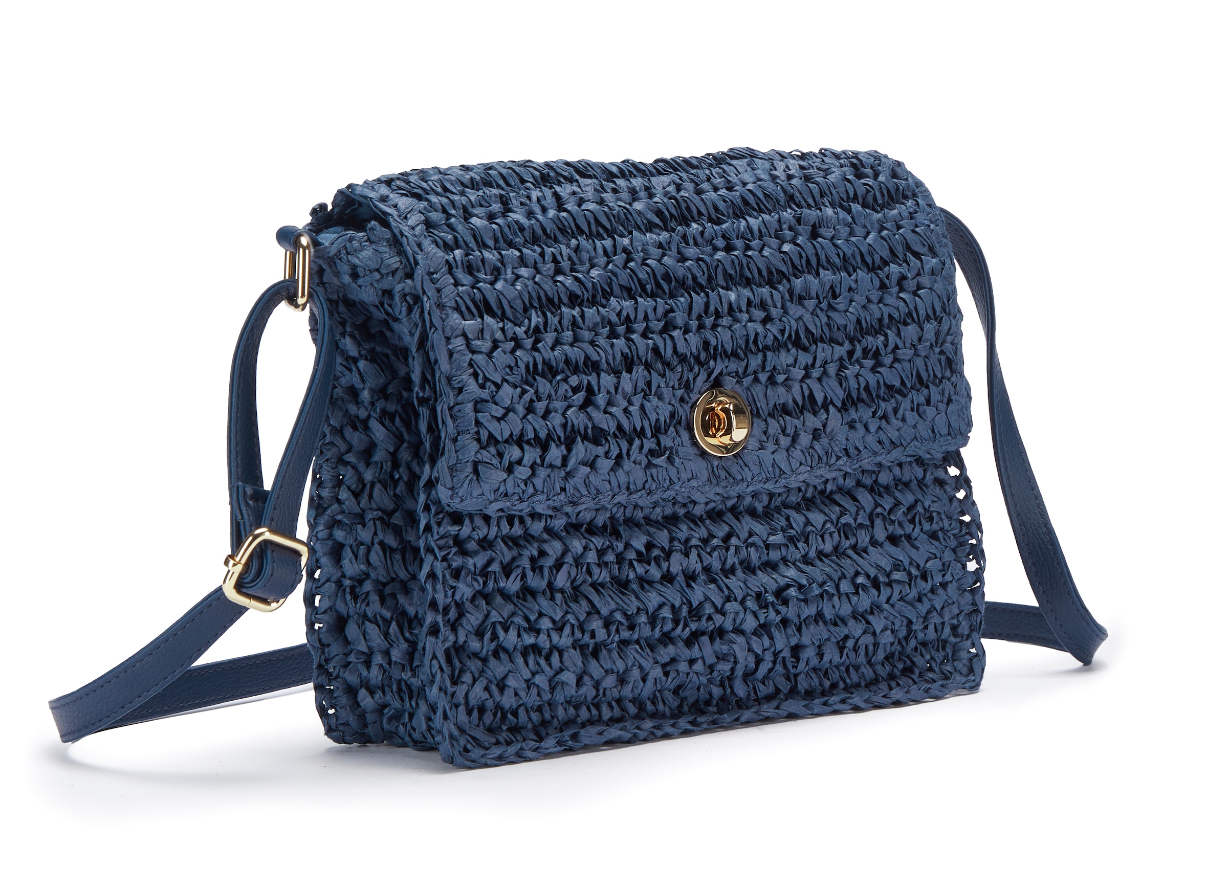 Vivance Umhängetasche "Strandtasche, Minibag, Henkeltasche, Sommertasche, Crossbody Bag" Handtasche Damen zum Umhängen in modischer Bast-Optik