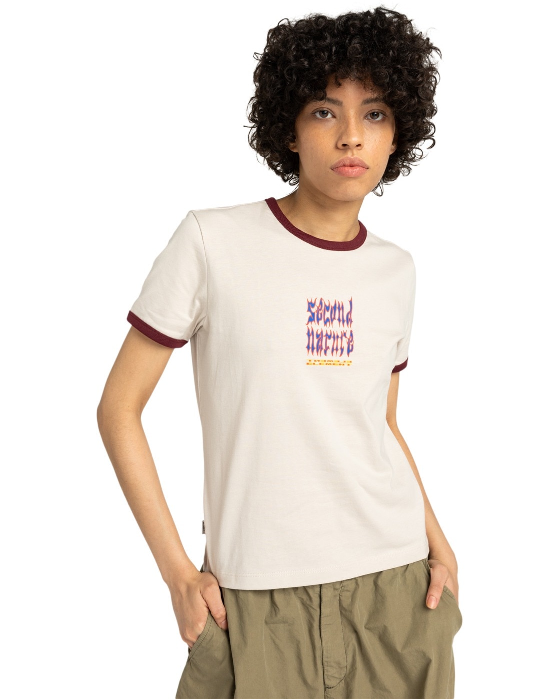 Element T-Shirt "Second Nature Ringer" günstig online kaufen