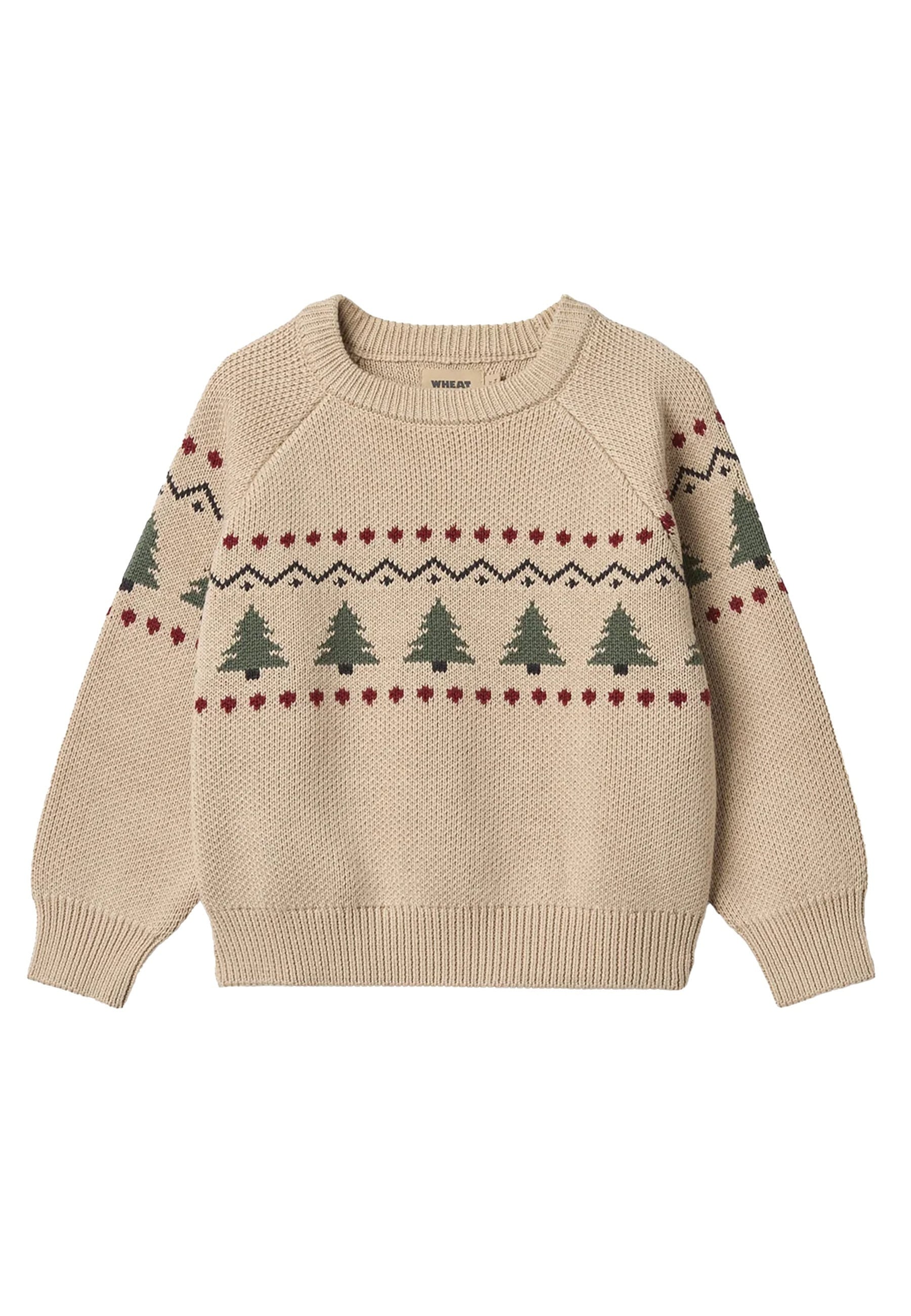 WHEAT Sweater "WHEAT Jacquard Pullover Balou", 1
