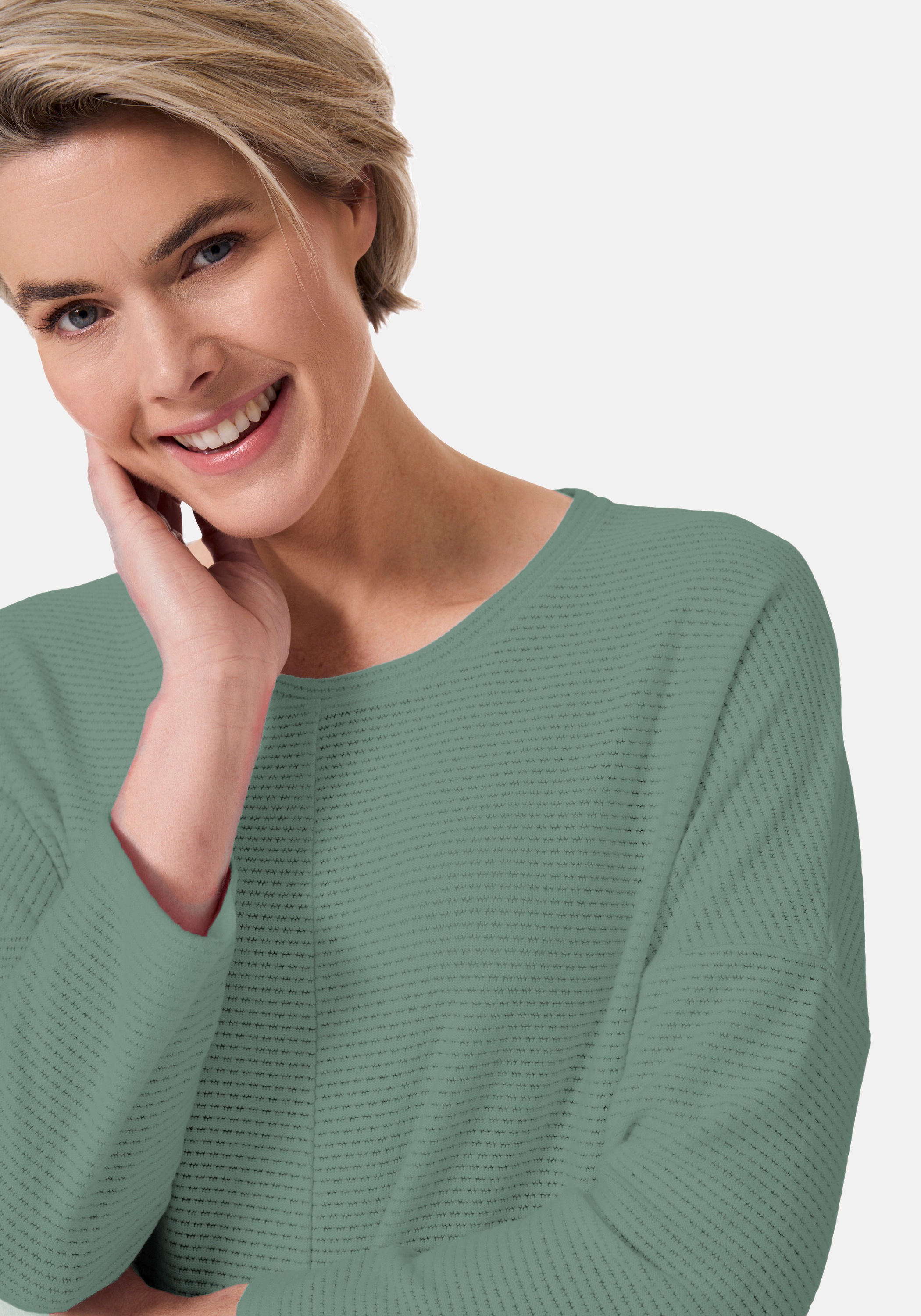 STOOKER WOMEN Sweatshirt "CLEA Sweatshirt 3/4-Arm", Regular Fit Sweatshirt günstig online kaufen