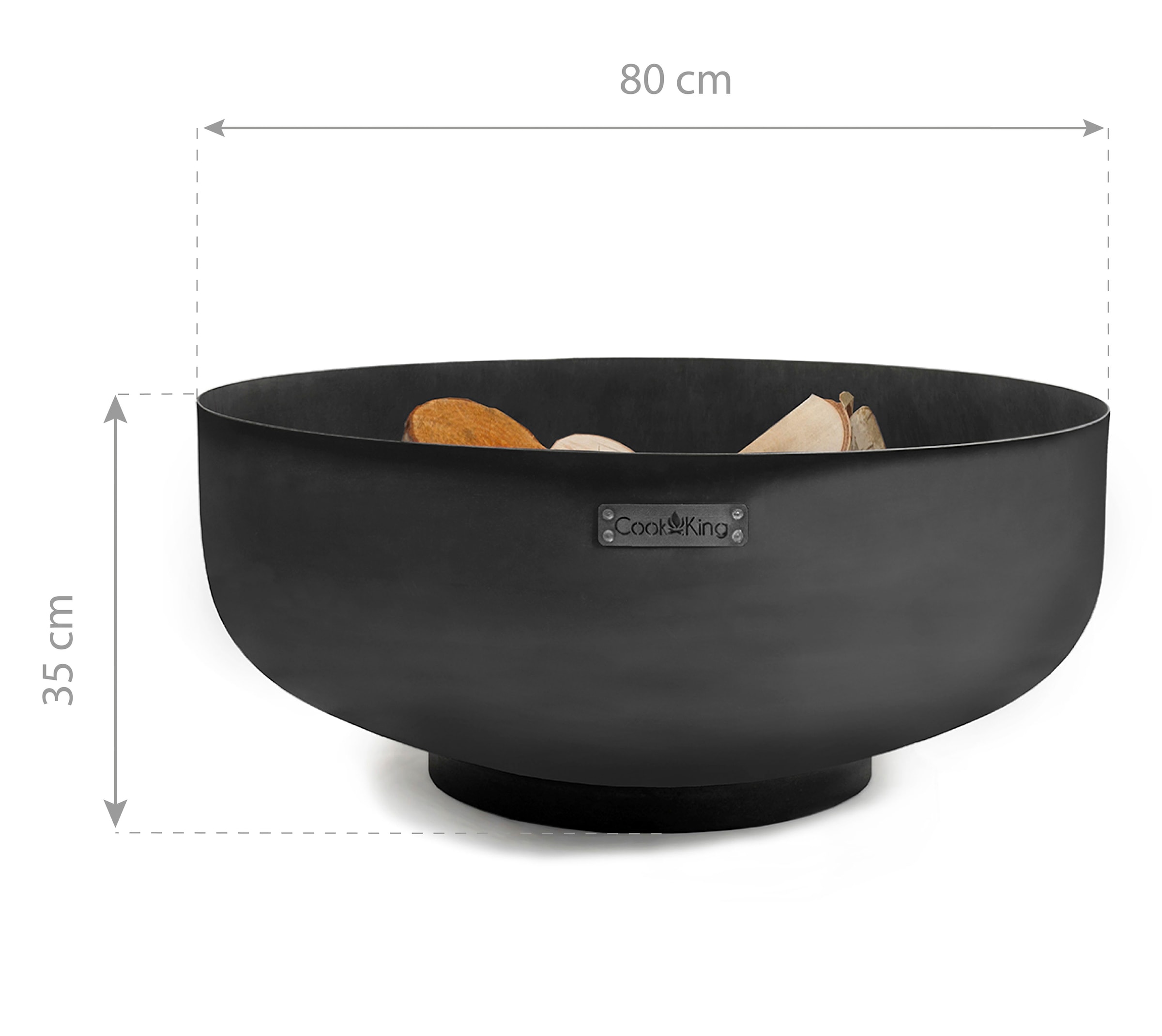 CookKing Feuerschale »Palermo«, Ø 80x35 cm
