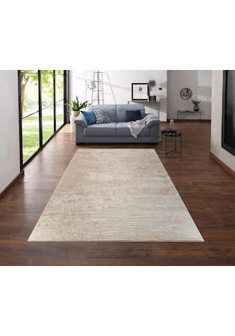 Home affaire Teppich »Ariano«, rechteckig, 12 mm Höhe, Hoch-Tief-Struktur, Wohnzimmer kaufen