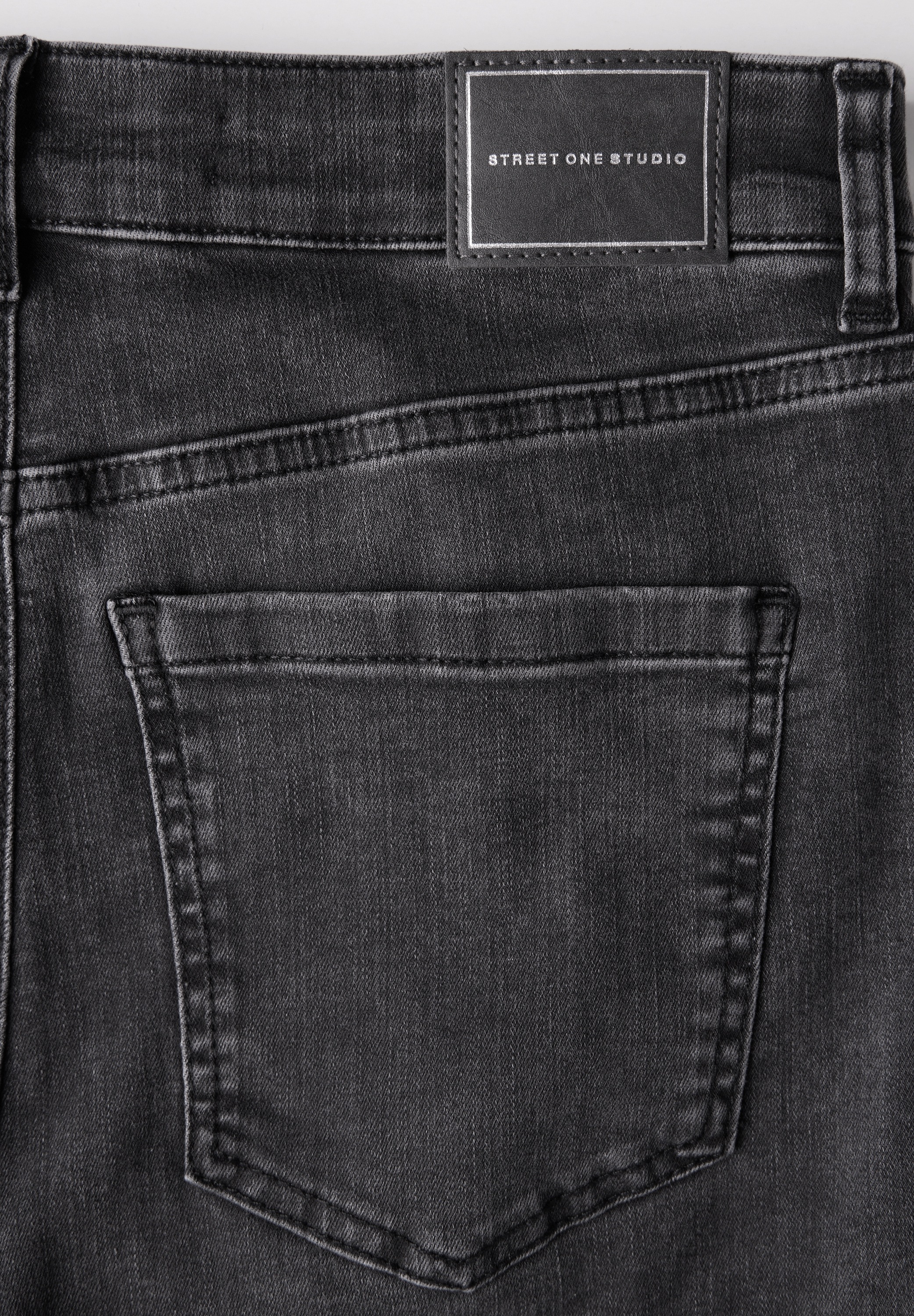 STREET ONE STUDIO Gerade Jeans, High Waist