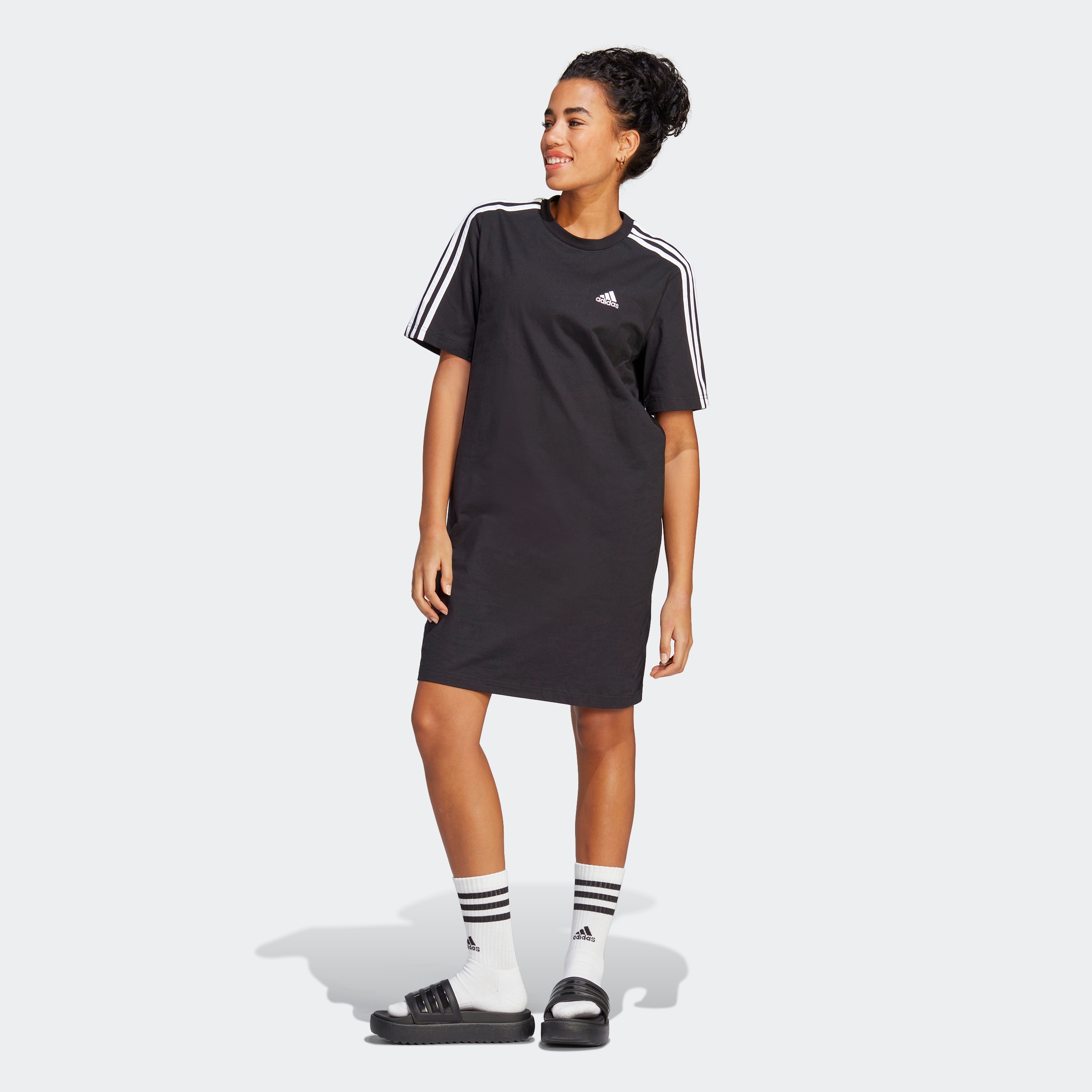 adidas Sportswear Shirtkleid »W 3S BF T DR«, (1 tlg.) für kaufen | BAUR
