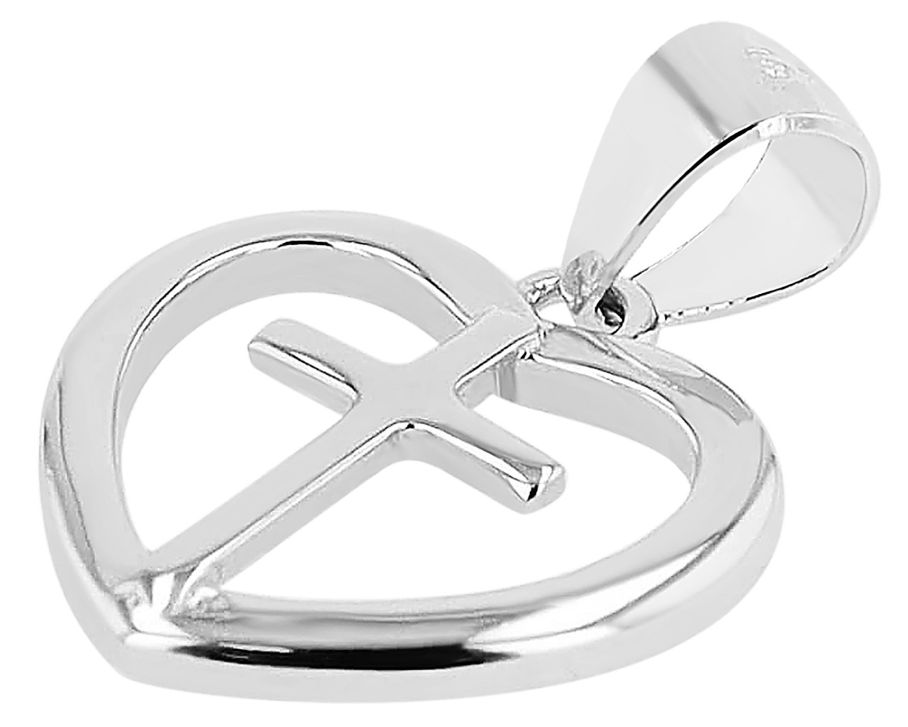 Adelia´s Kettenanhänger »stilvoller Herz Anhänger aus 925 Sterling Silber«