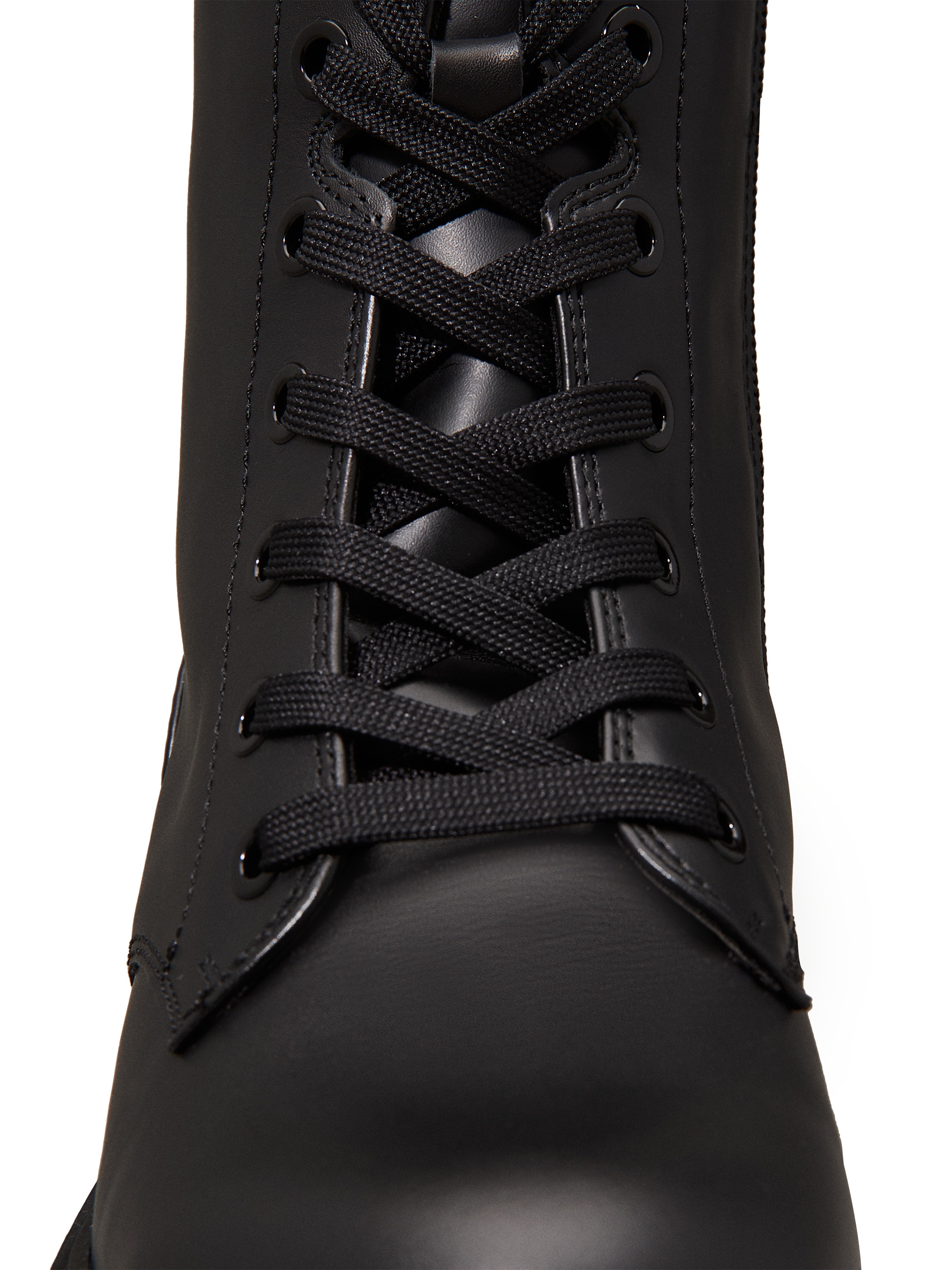 Calvin Klein Jeans Schnürboots »FLATFORM LACE UP BOOT MG LTH«, Schnürstiefelette, Plateauboots mit Profilsohle