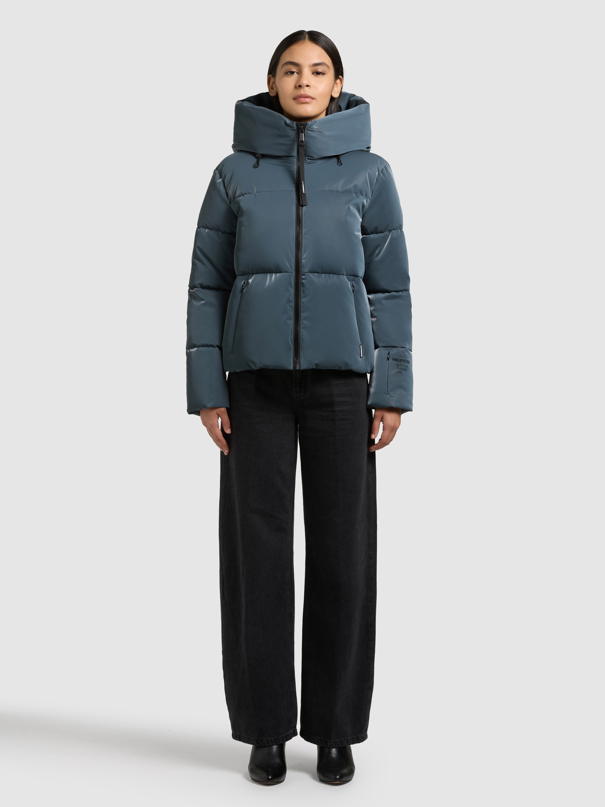 khujo Steppjacke "AUDREY SHINY" mit Kapuze günstig online kaufen