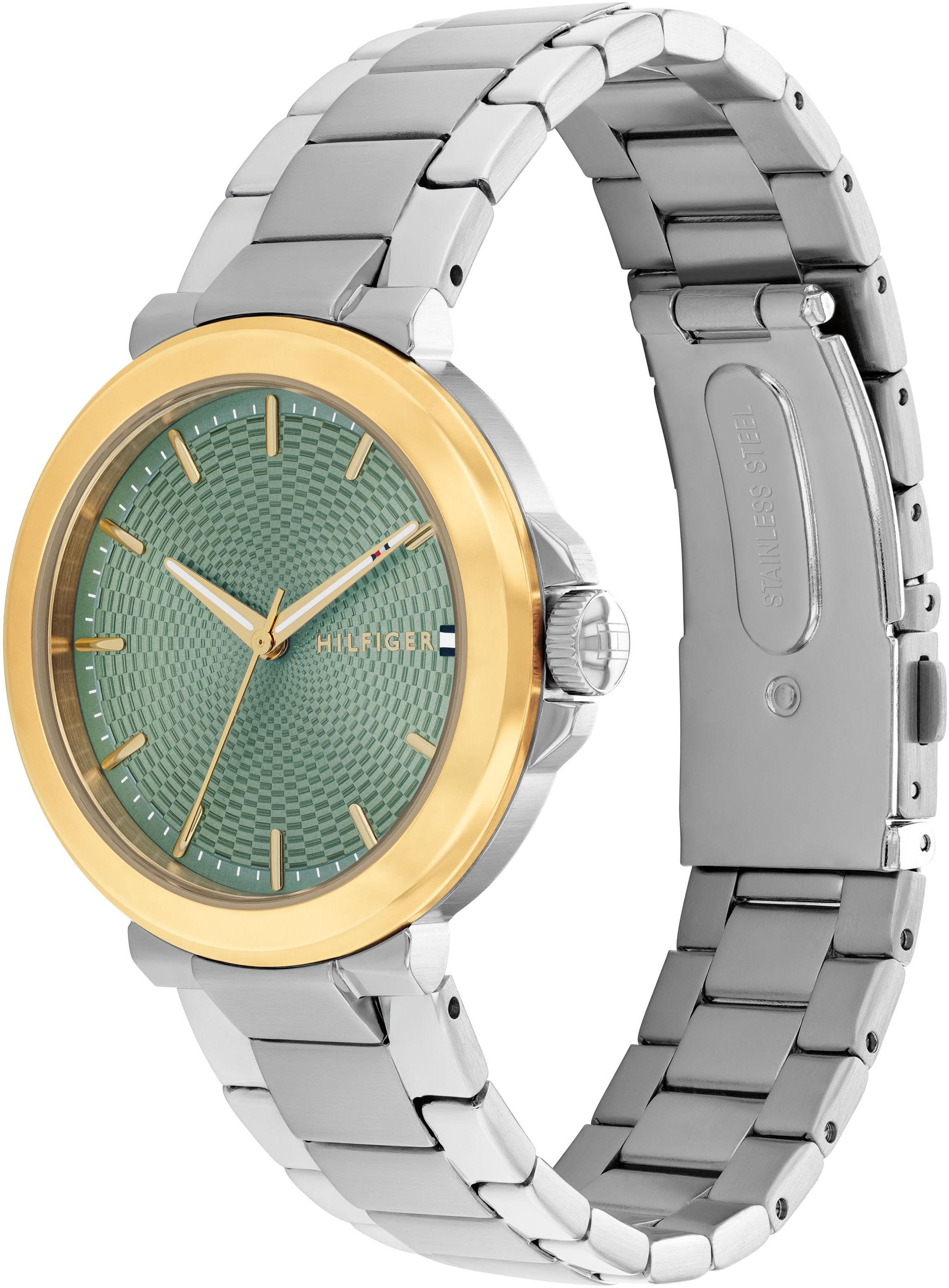 Tommy Hilfiger Quarzuhr »Lori«, Armbanduhr, Damenuhr, Edelstahlarmband, analog