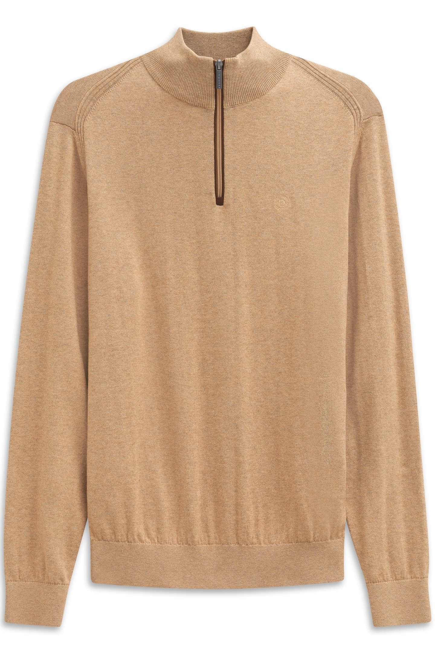 Thumbnail - bugatti Troyer "Regular Fit" aus Baumwolle-Kaschmir mit Reißverschluss